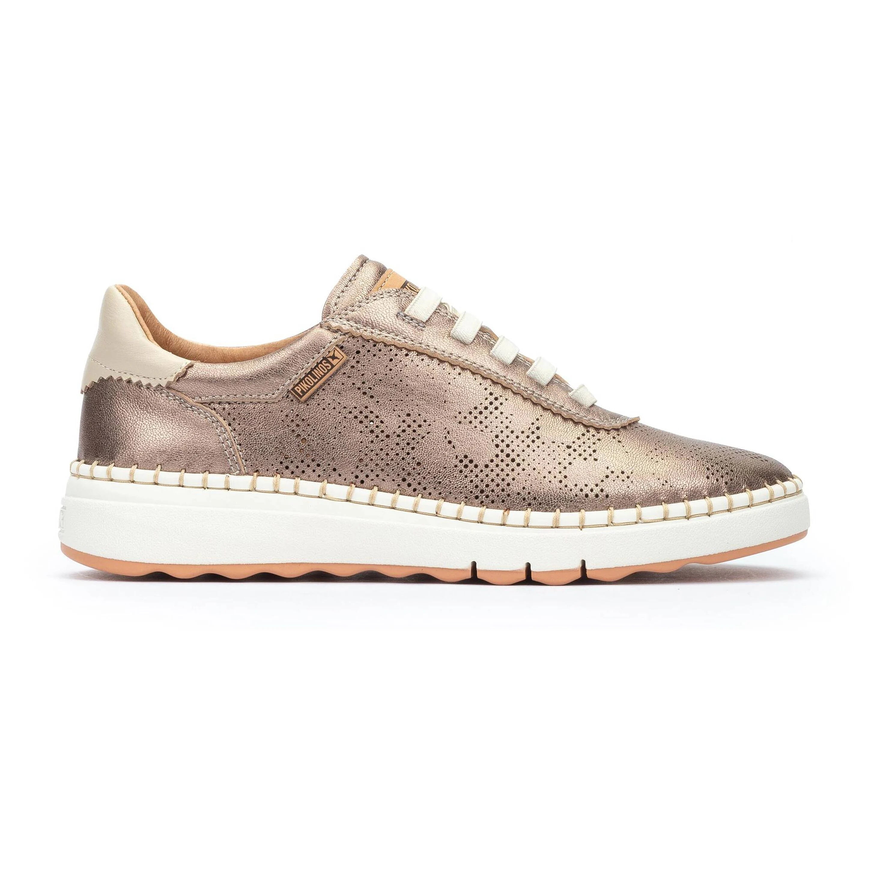 Sneaker à lacets pour femme 'Arenas' - Bronze