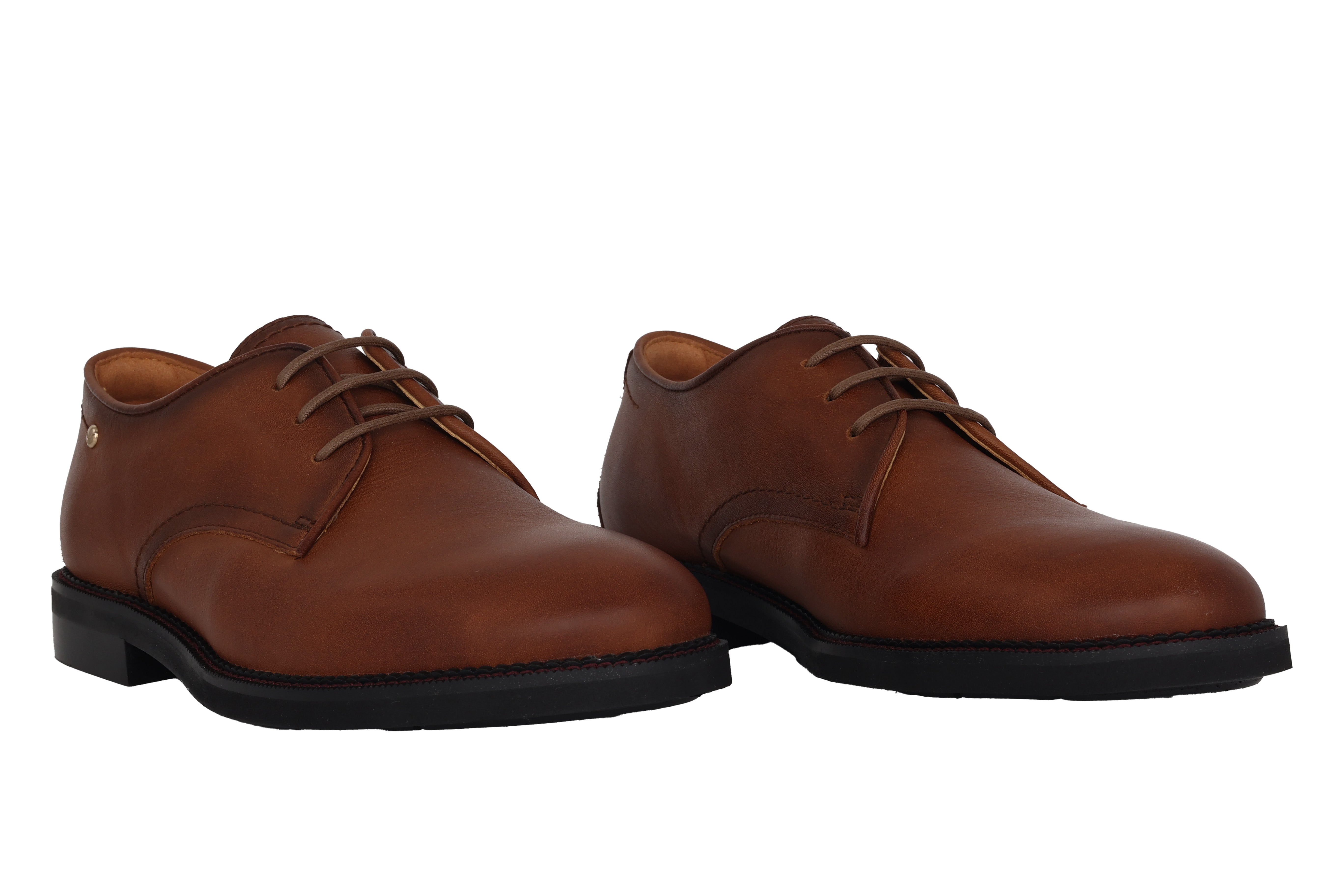 Damen-Schnürschuhe 'Deva' aus Leder - braun