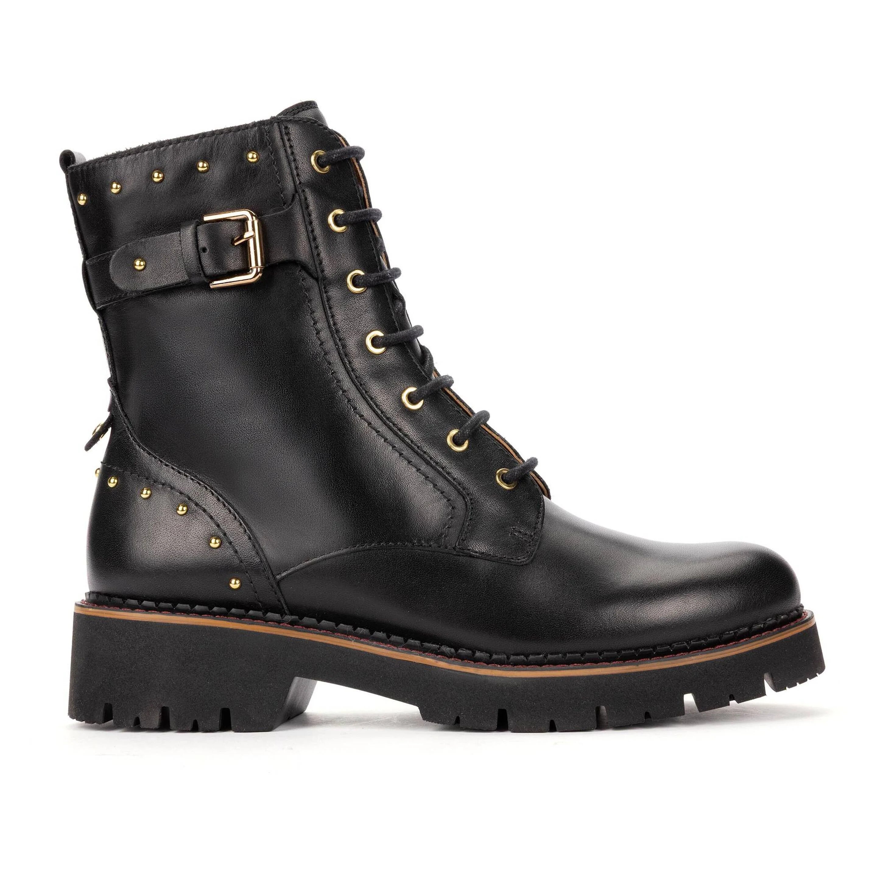 'Vicar' women's leather ankle boot - Black