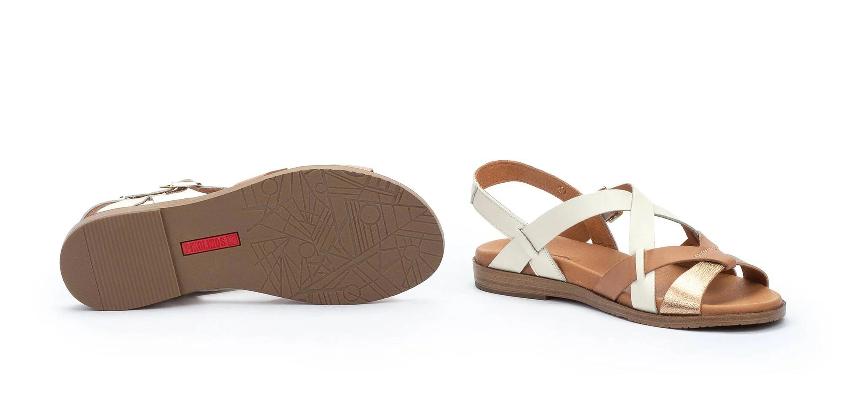 Damensandale 'Formentera' - weiß