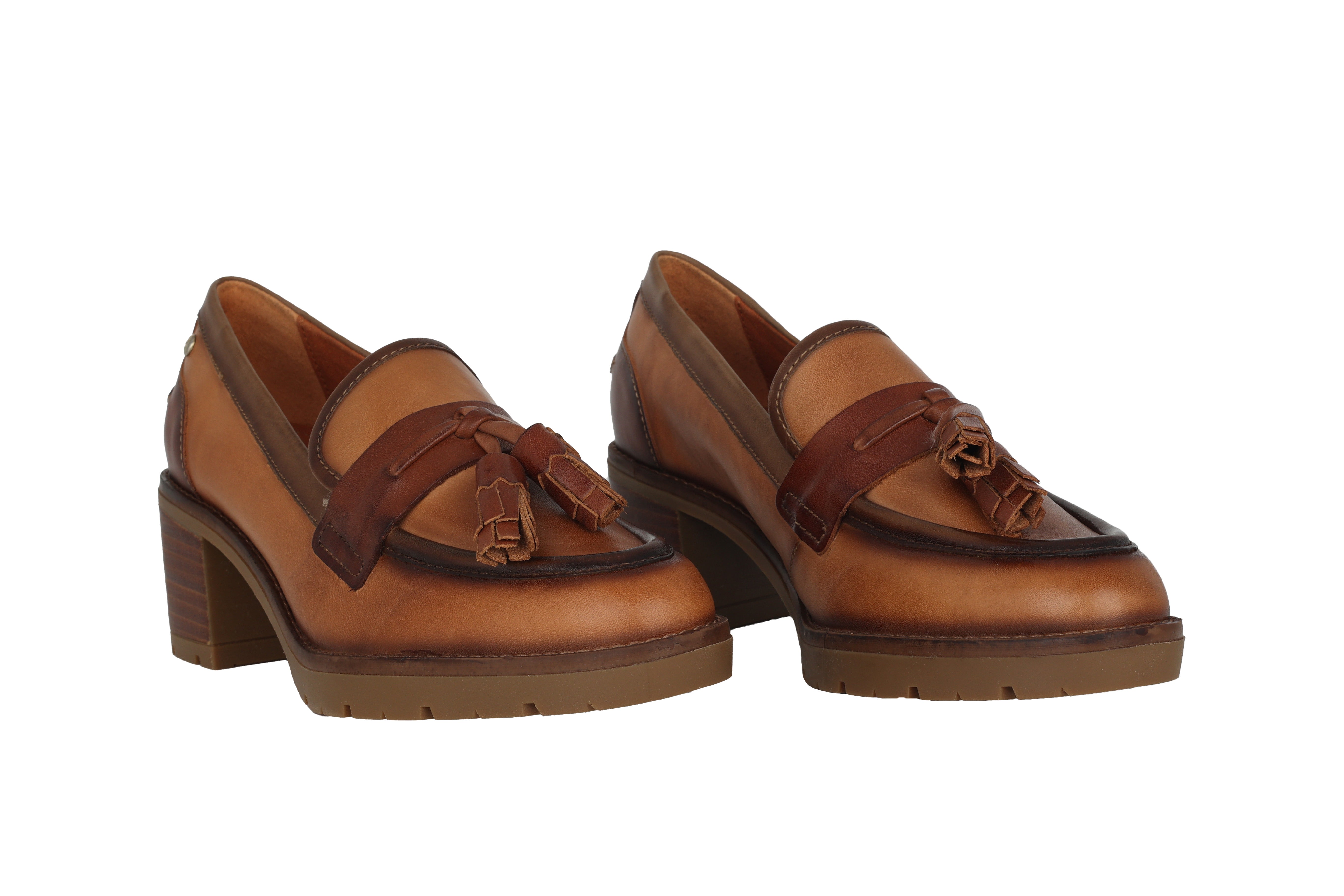 'Llanes' women's pump - Brown almond