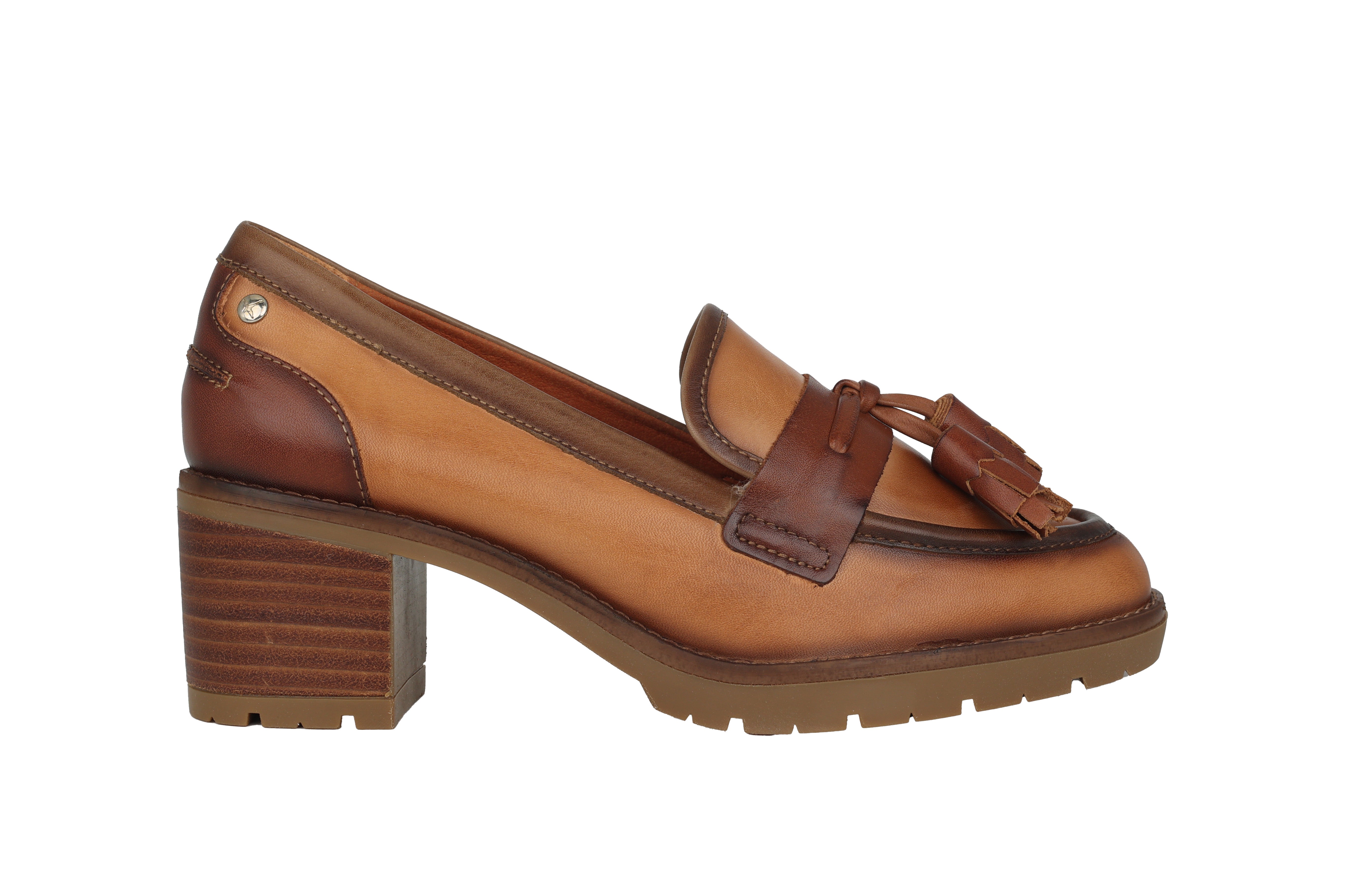 'Llanes' women's pump - Brown almond