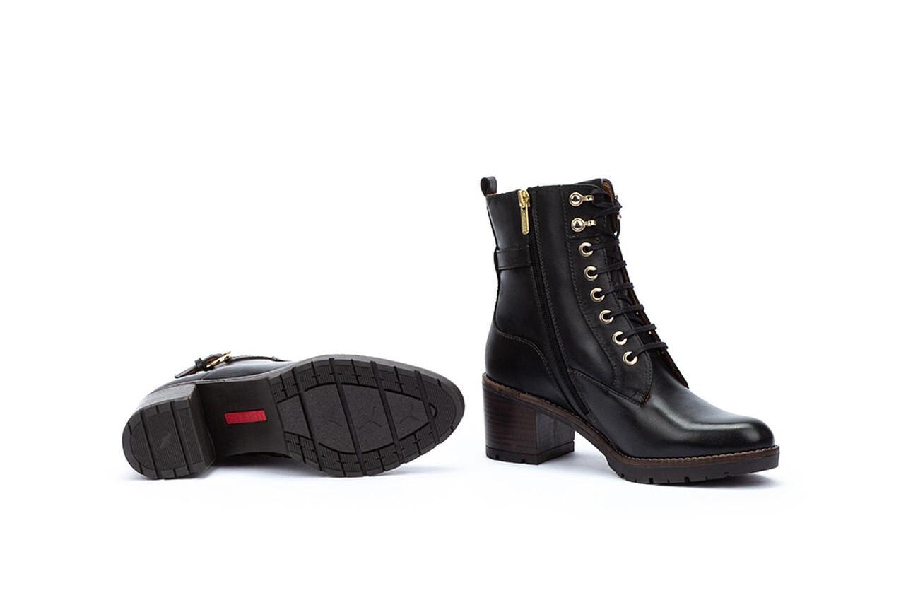 'Llanes' women's lace-zip boot - Black