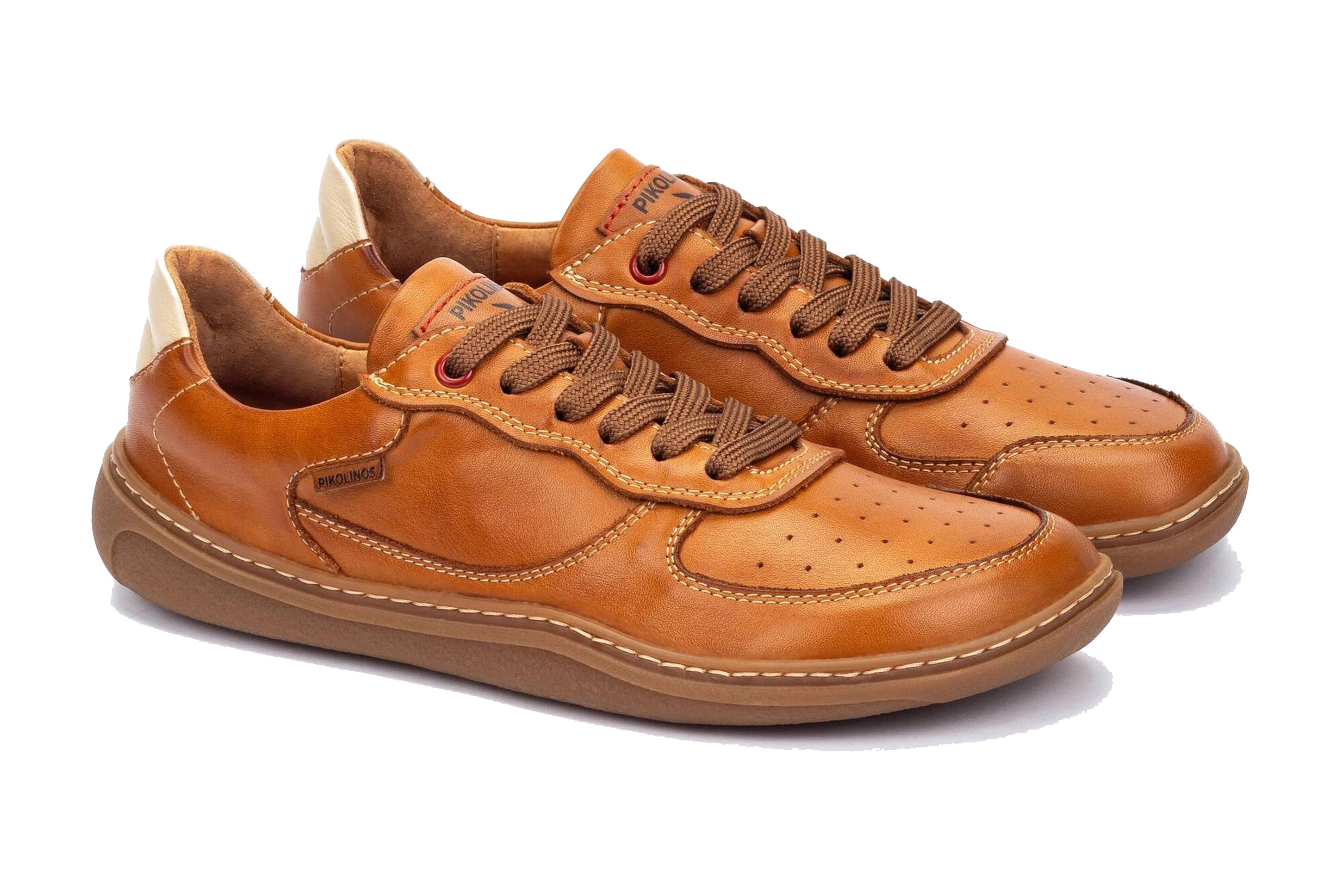 Chaussure à lacets pieds nus pour homme 'Aranjuez' - Marron