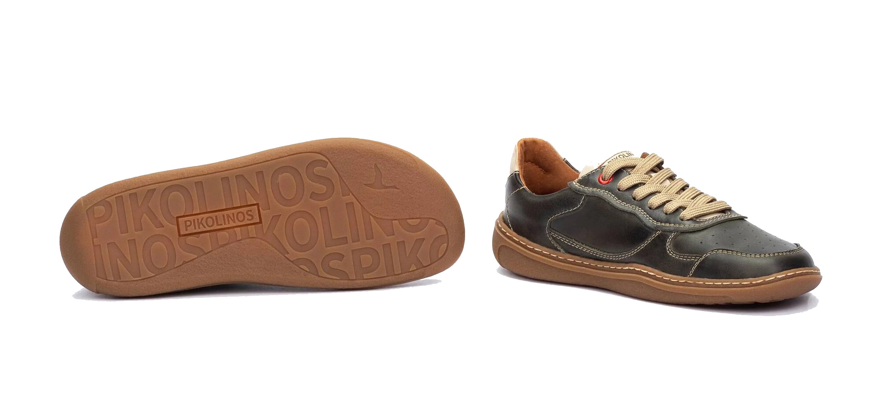 'Aranjuez' men's barefoot lace-up shoes - green