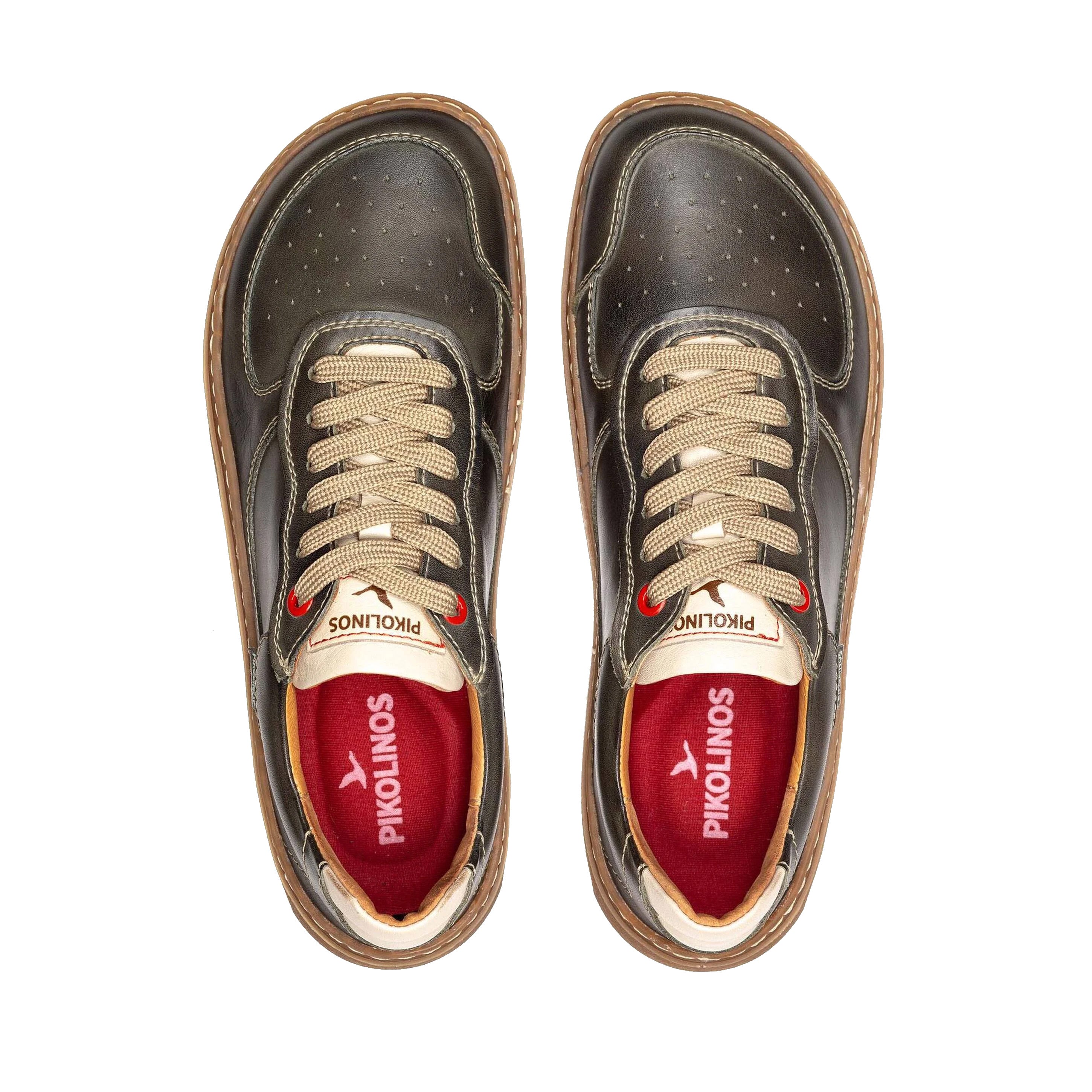 'Aranjuez' men's barefoot lace-up shoes - green