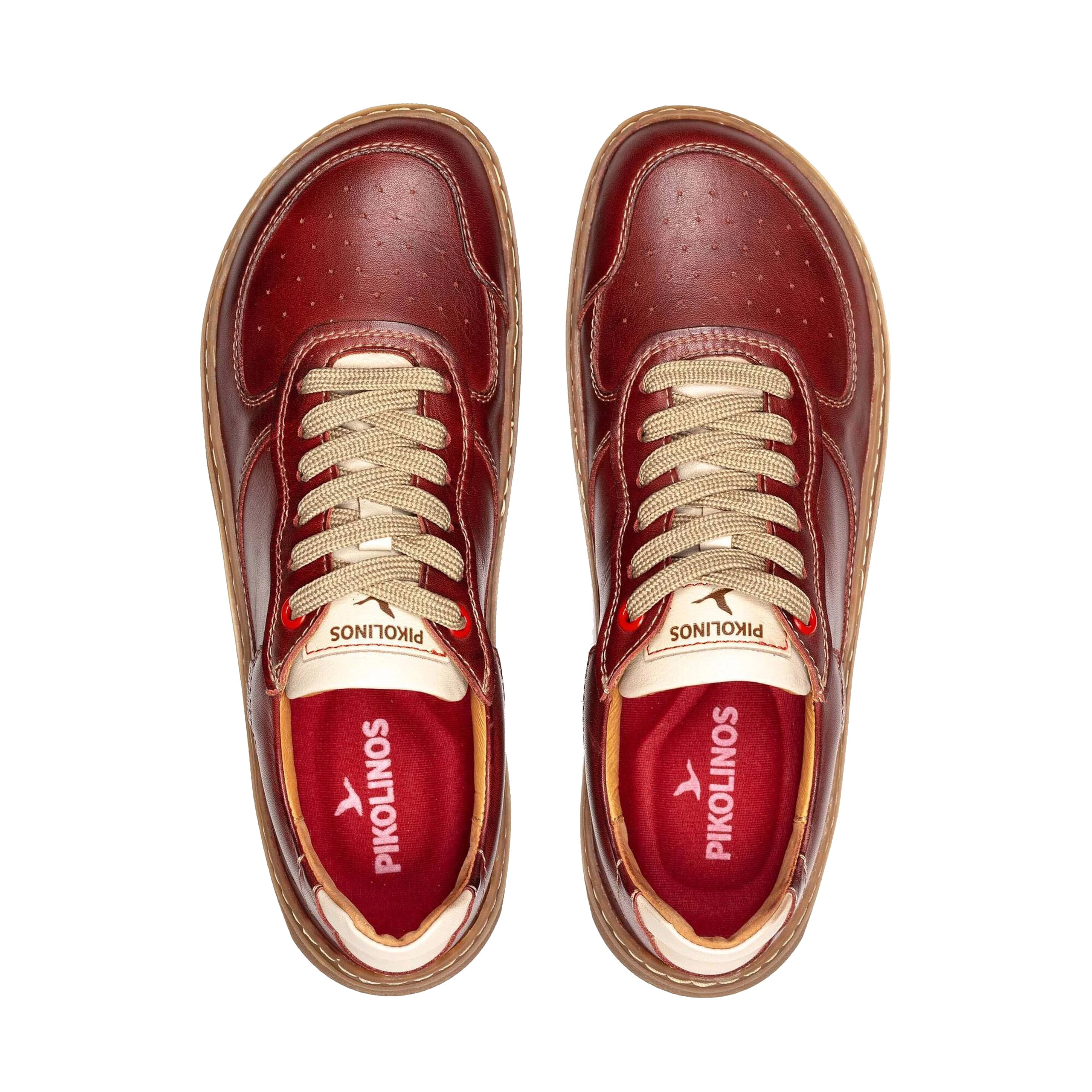 Herren-Barfuß-Schnürschuh 'Aranjuez' - rot