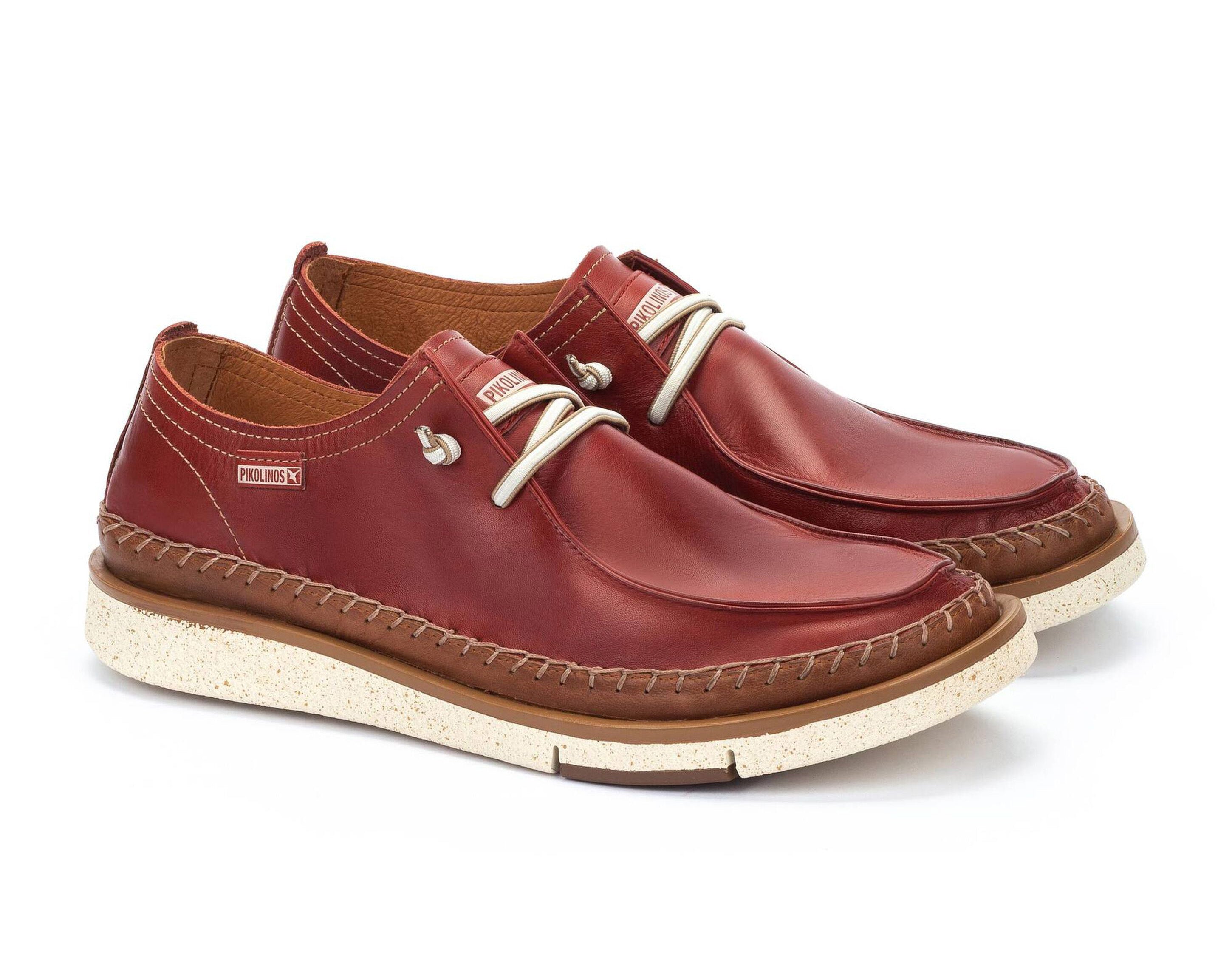 Scarpa slip-on da uomo "San Juan" - rossa