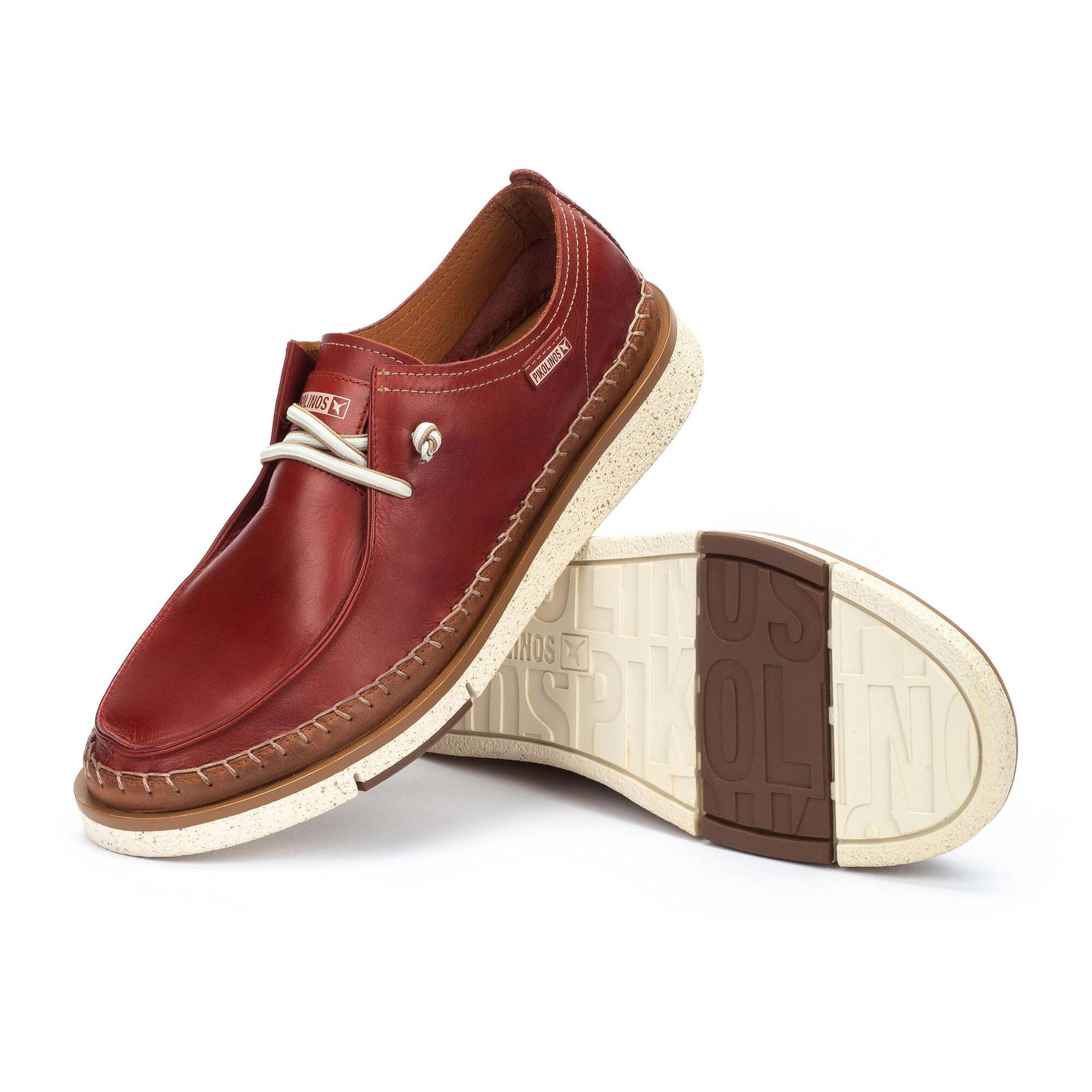 Scarpa slip-on da uomo "San Juan" - rossa