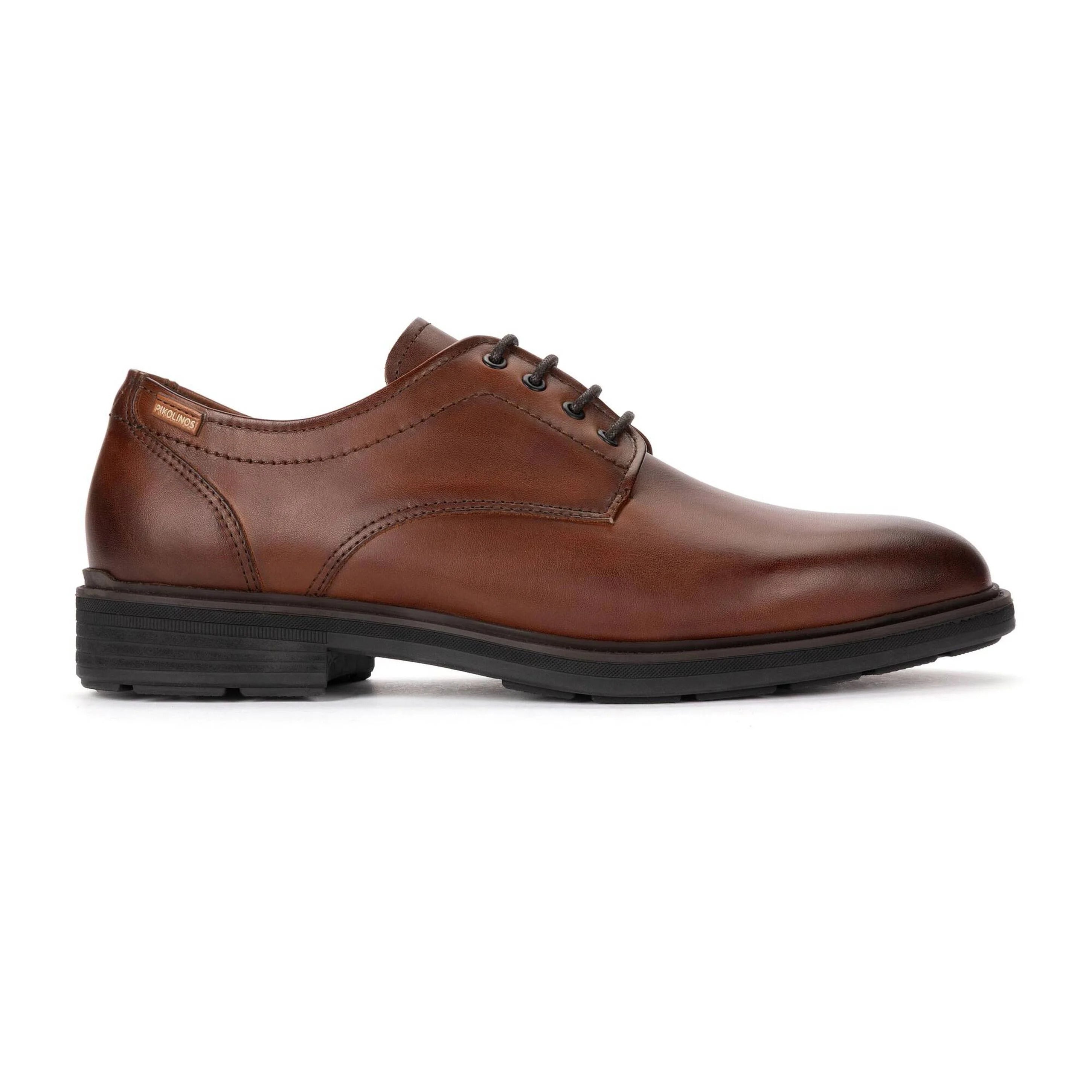 Herren-Schnürschuh 'Pamplona' aus Leder - braun