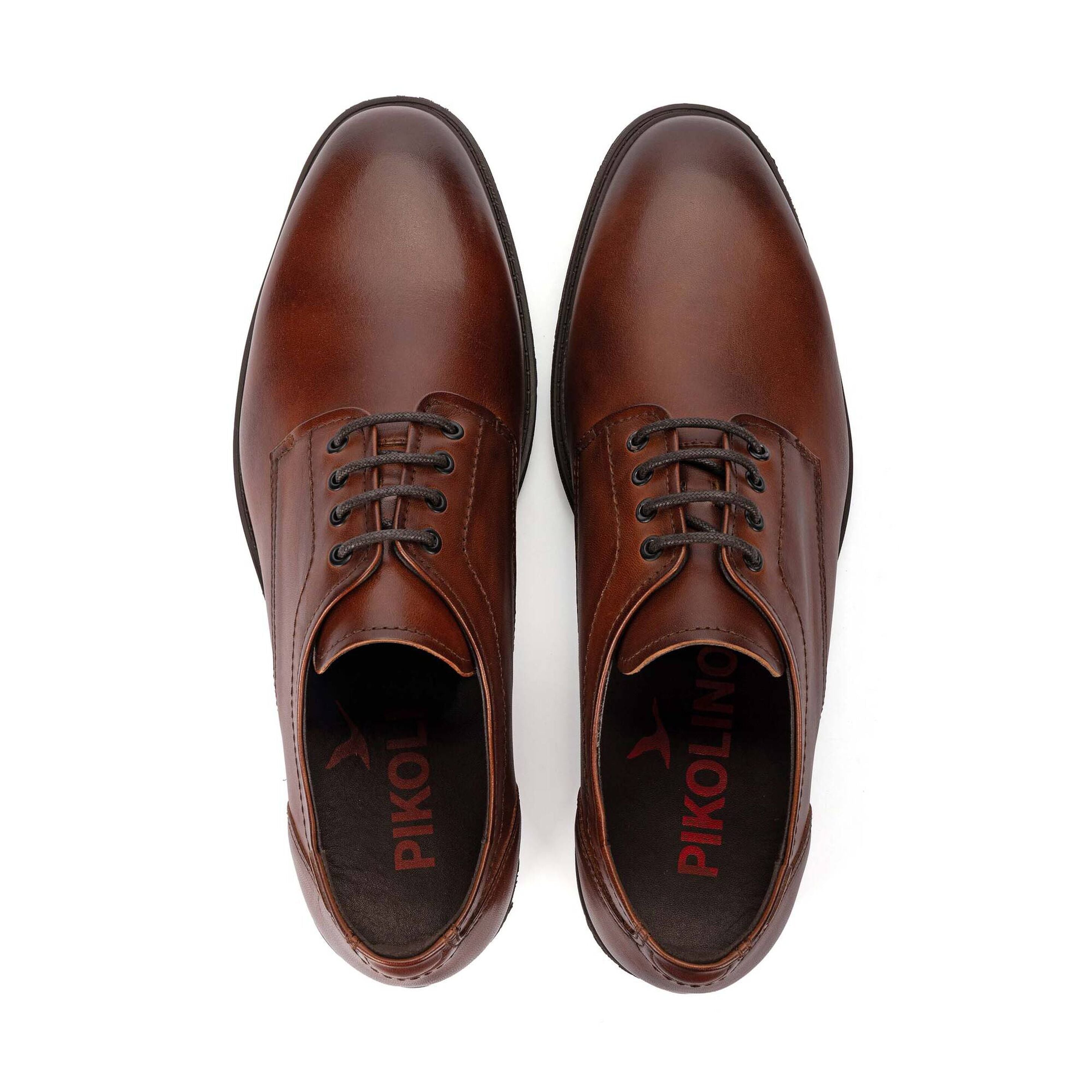Herren-Schnürschuh 'Pamplona' aus Leder - braun
