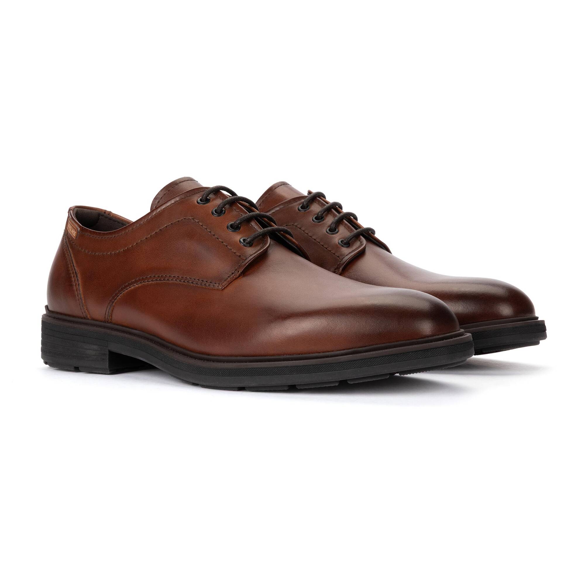 Herren-Schnürschuh 'Pamplona' aus Leder - braun