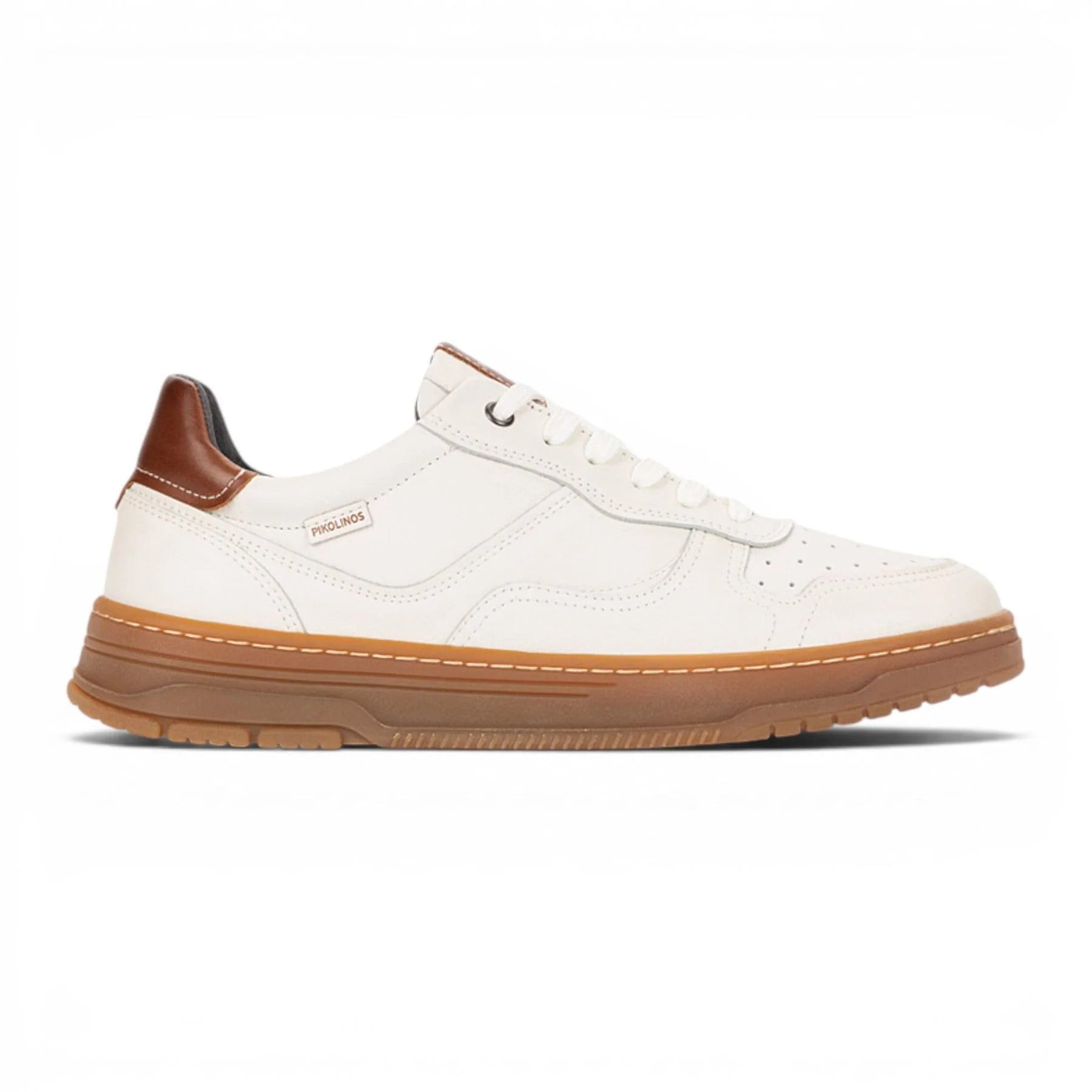'Salinas' men's leather sneaker -  off white