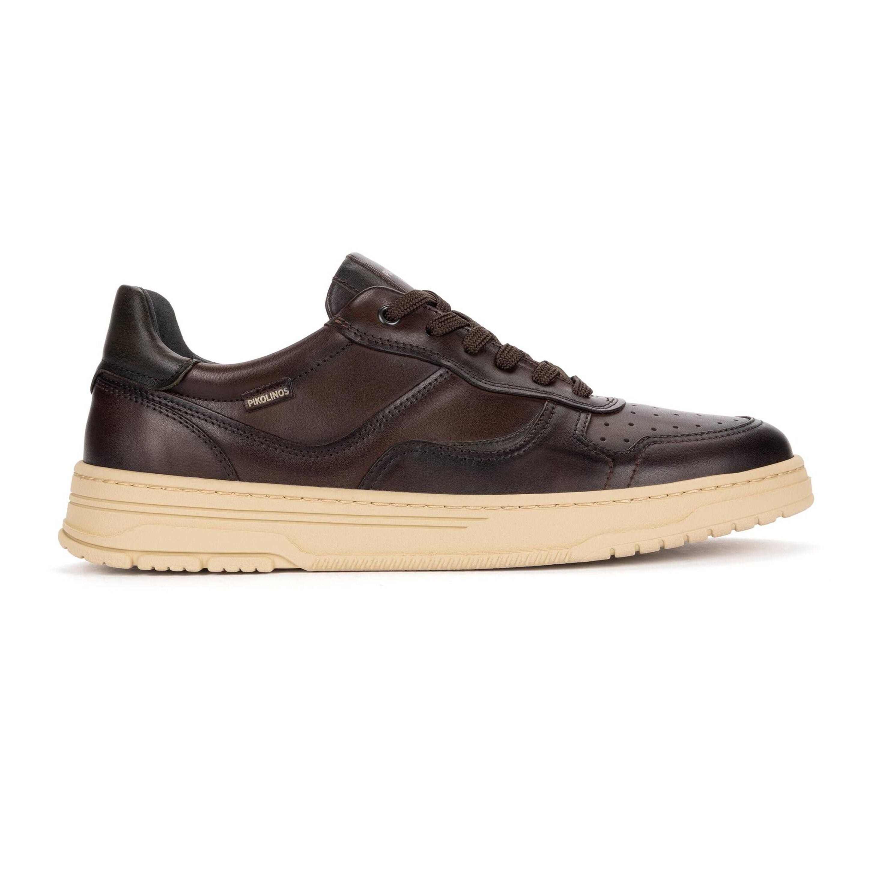 Sneaker en cuir pour homme 'Salinas' - marron
