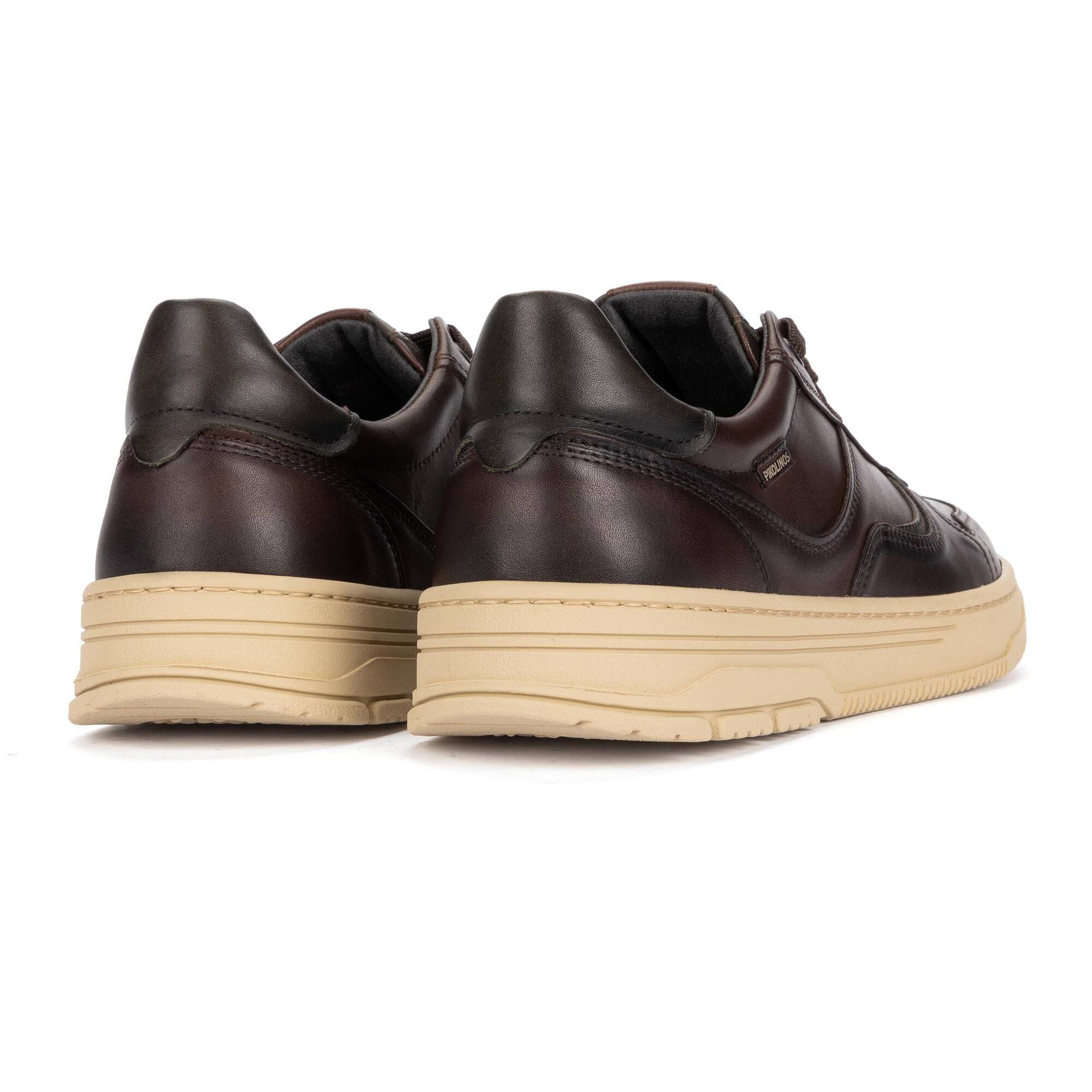 Sneaker en cuir pour homme 'Salinas' - marron