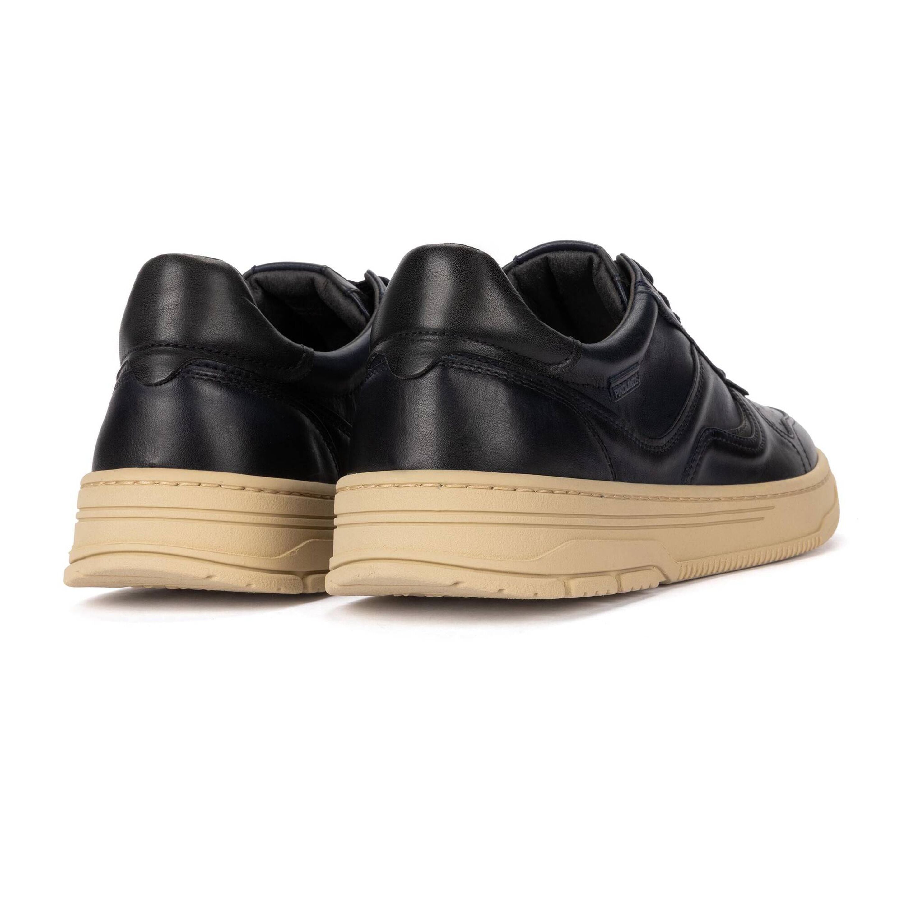 Sneaker en cuir pour homme 'Salinas' - bleu foncé