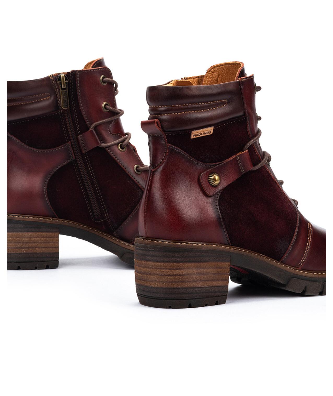 Dameslaars met veterrits 'San Sebastia' - Rood