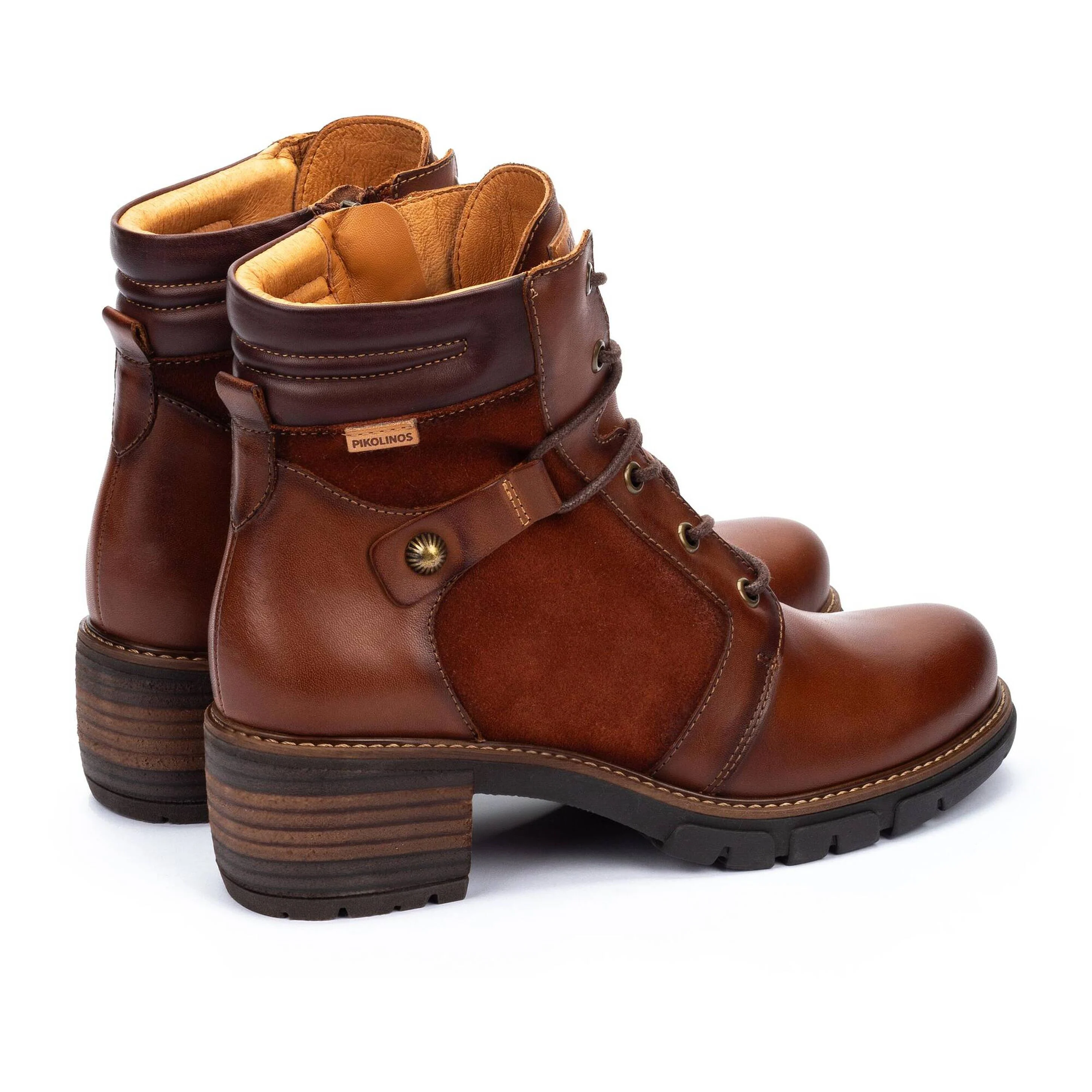 Dames enkellaarsje 'San Sebastia' - Bruin