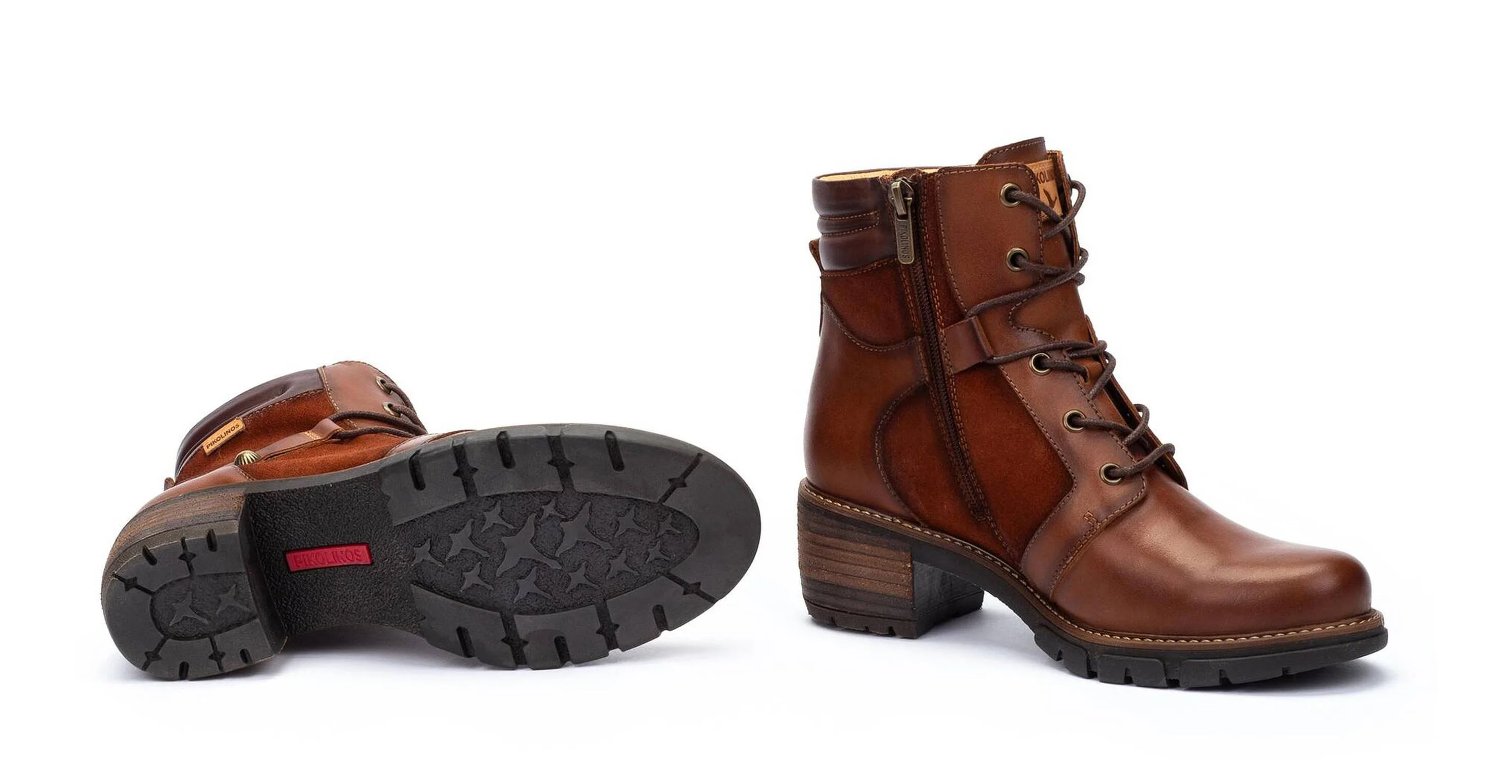 'San Sebastia' women's ankle boot - Brown