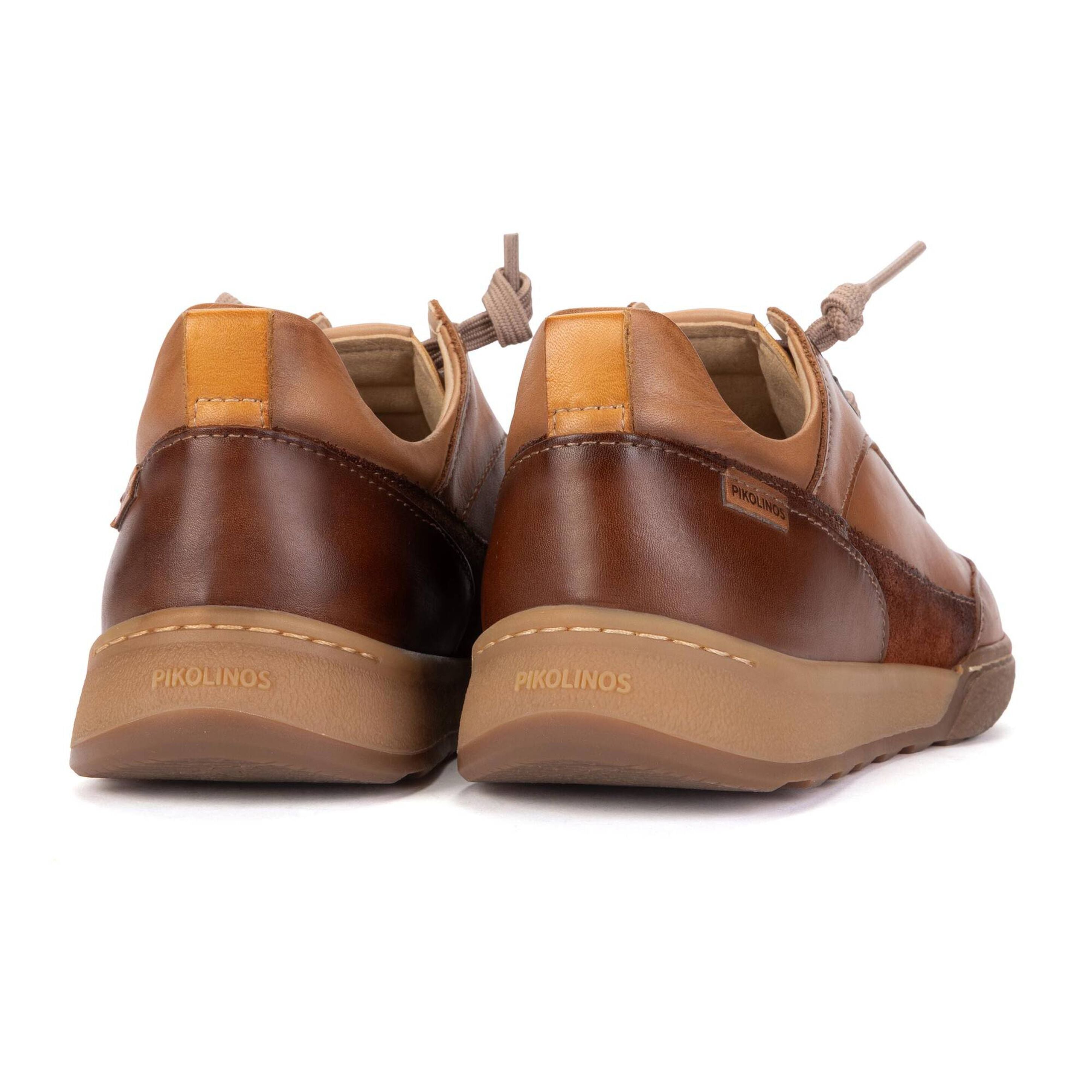 'Viana' women's lace-up low sneaker - brown