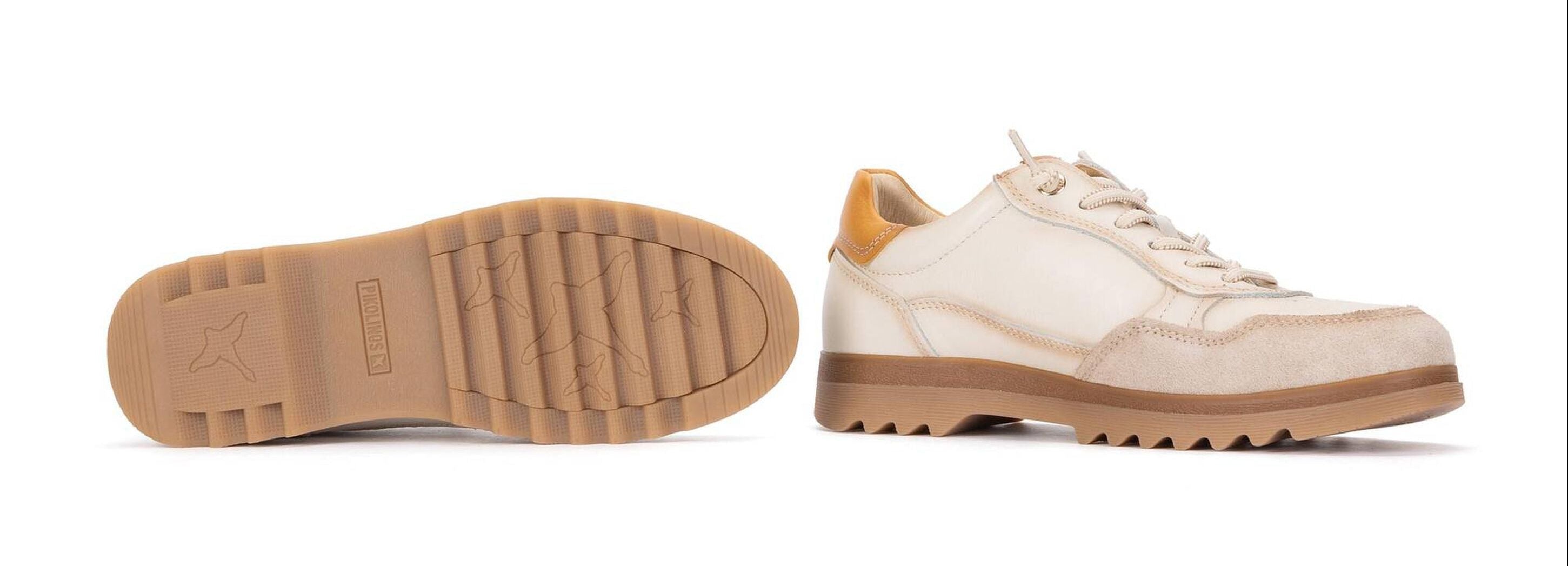 Damen-Schnürsneaker 'Vigo' - gebrochenes Weiß