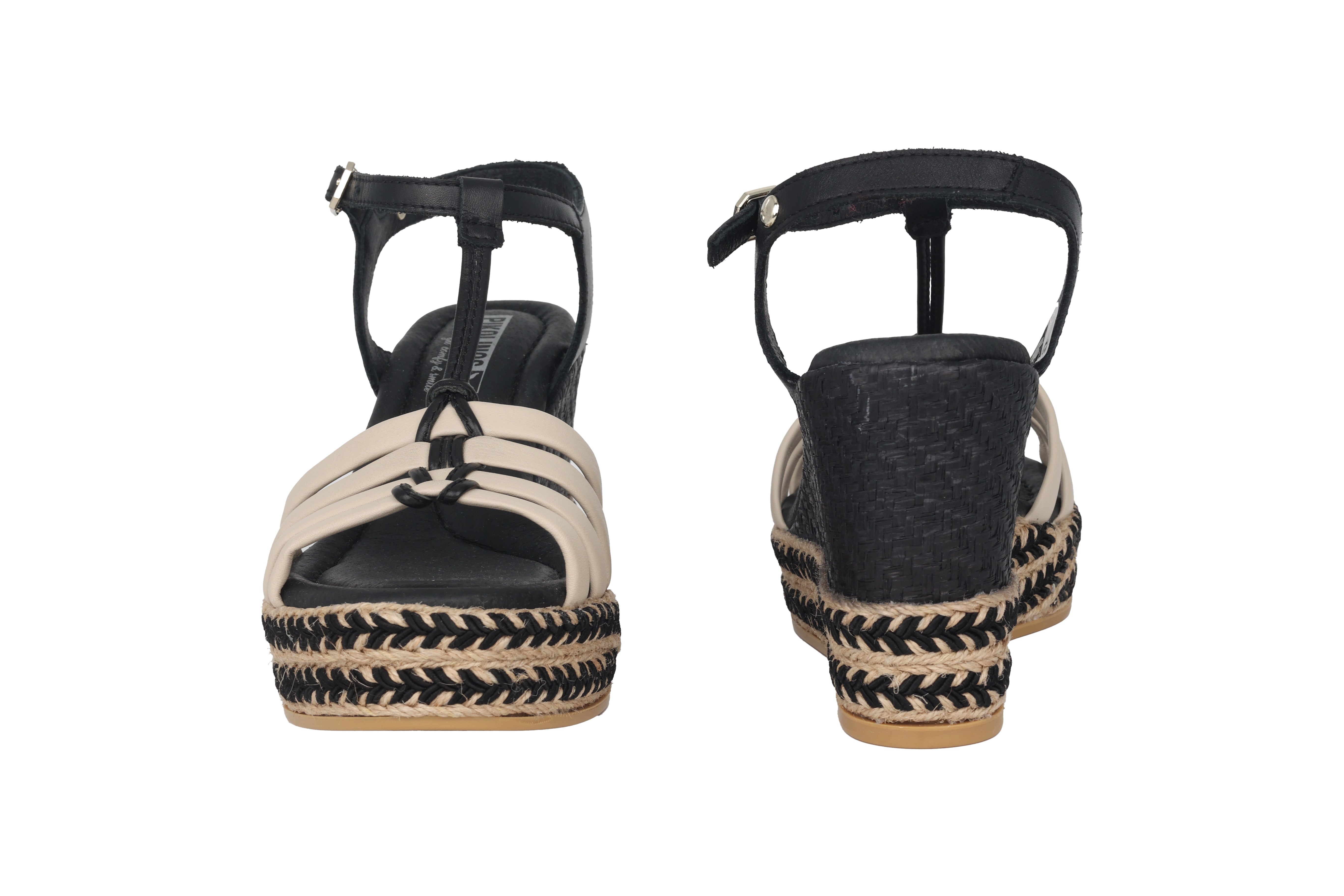 Damessandaal 'Ronda' - zwart