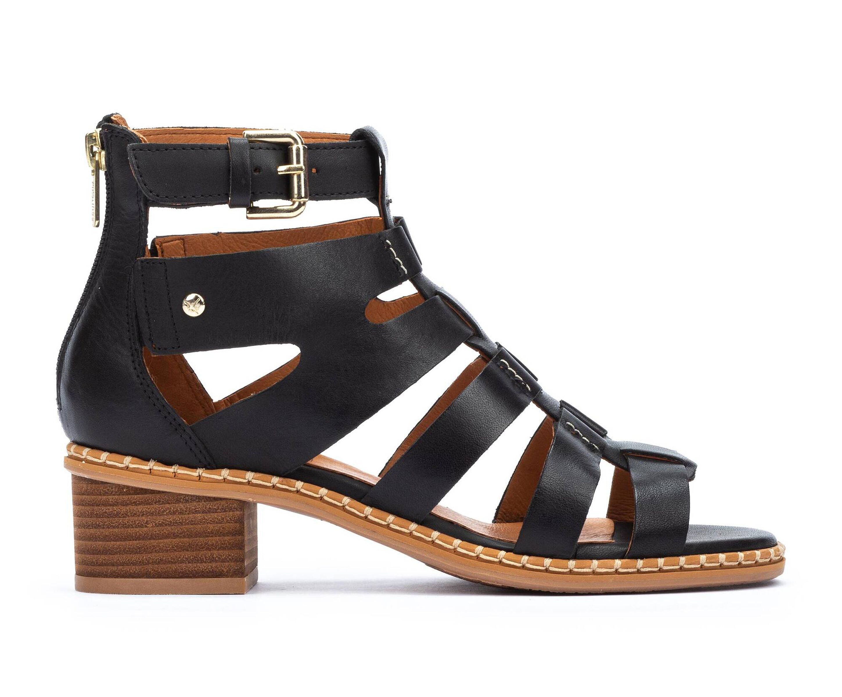 Damensandale 'Blanes' - Schwarz