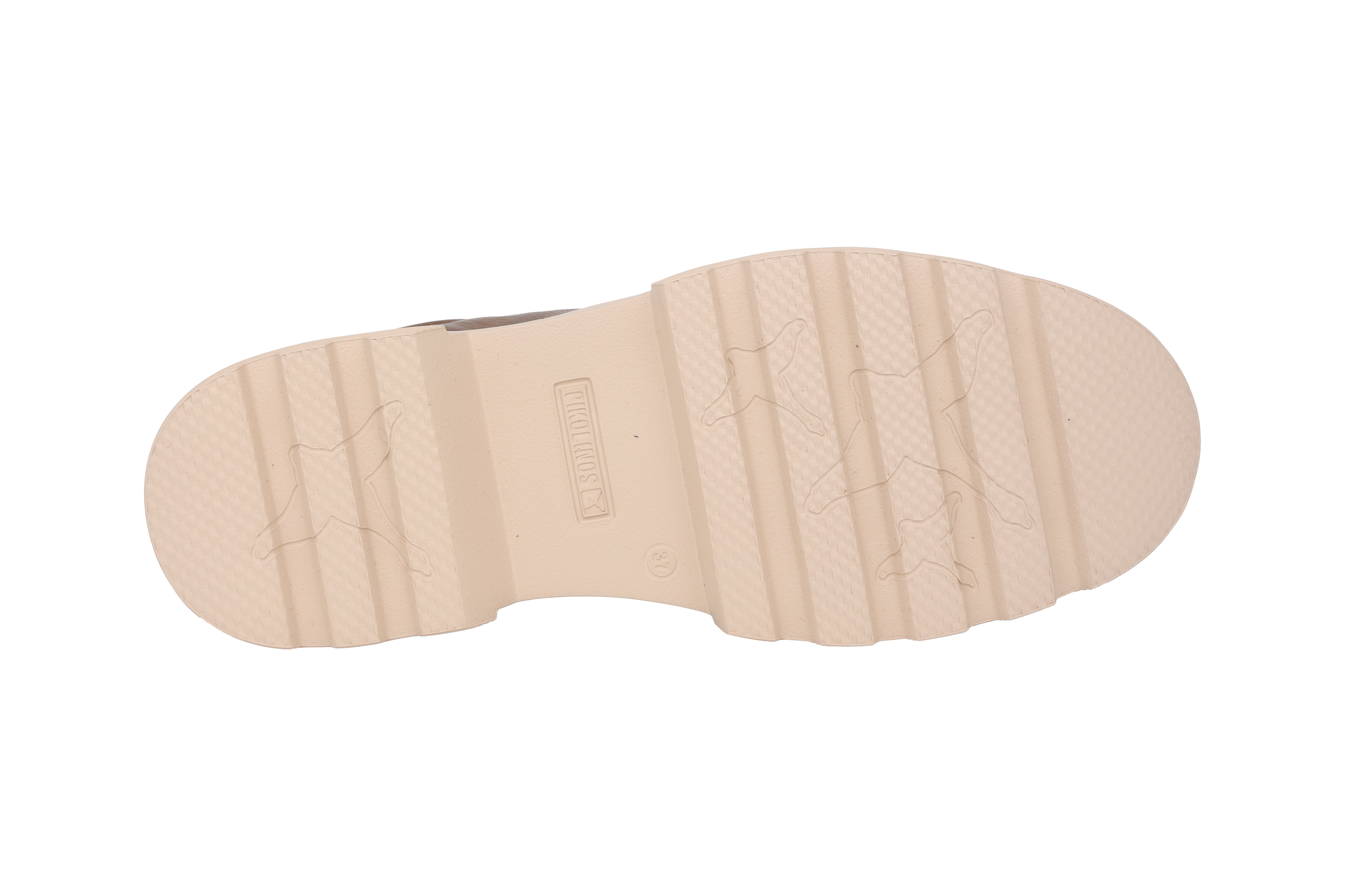 Damessneaker met veters 'Asturias' - Olijfgroen