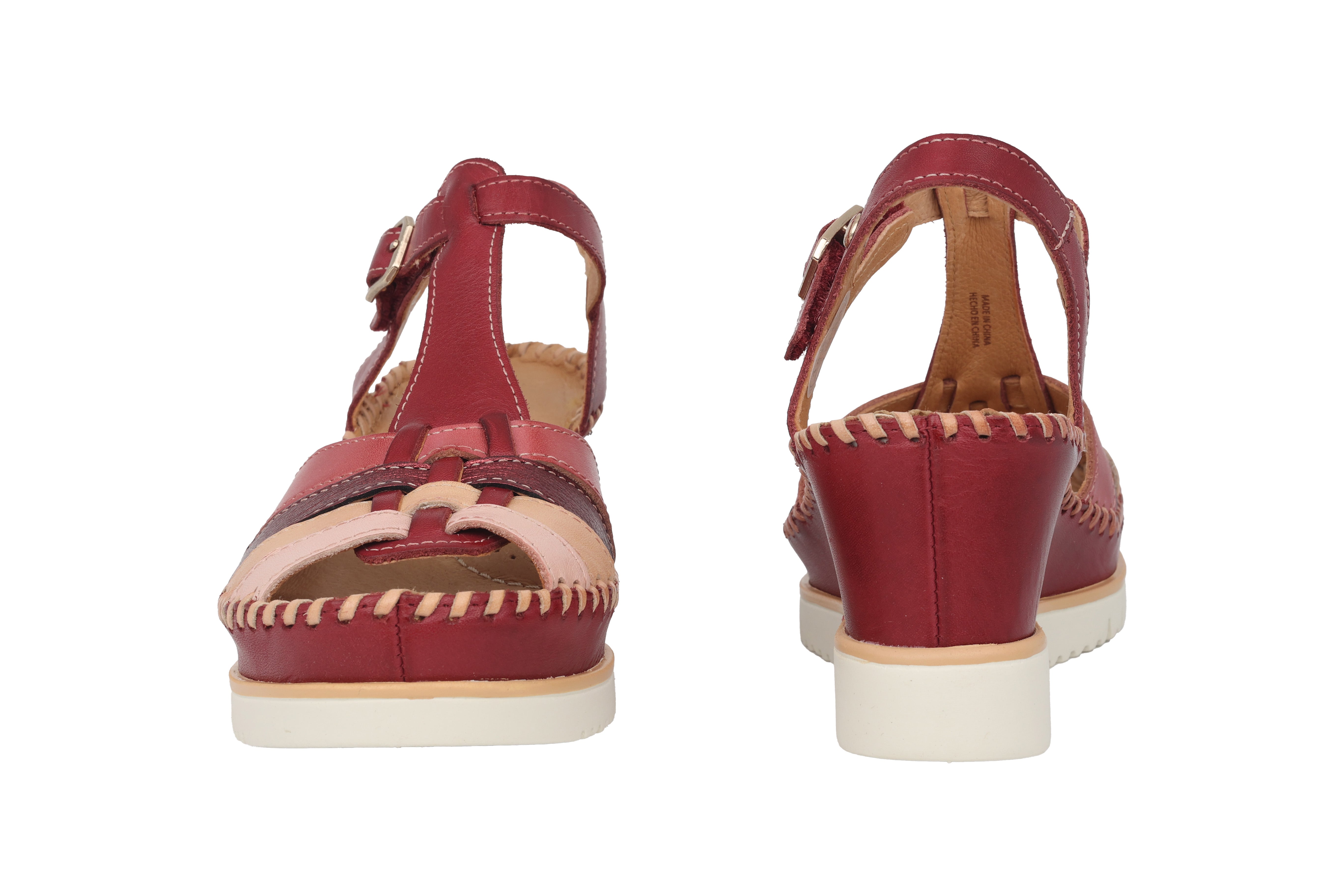 Sandale femme 'Aguadulce' - Rouge