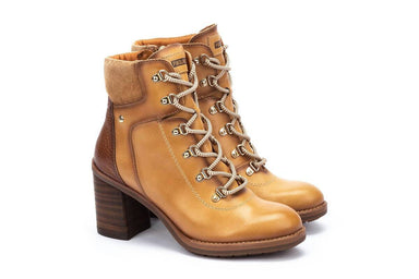 Dames enkellaars 'Pompeya' - Bruin amandel - ChaplinshoesDames enkellaars 'Pompeya' - Bruin amandel Pikolinos