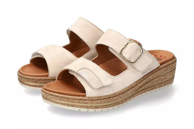 'Randya' women's sandal wide fit (H) - taupe - Chaplinshoes'Randya' women's sandal wide fit (H) - taupeMephisto