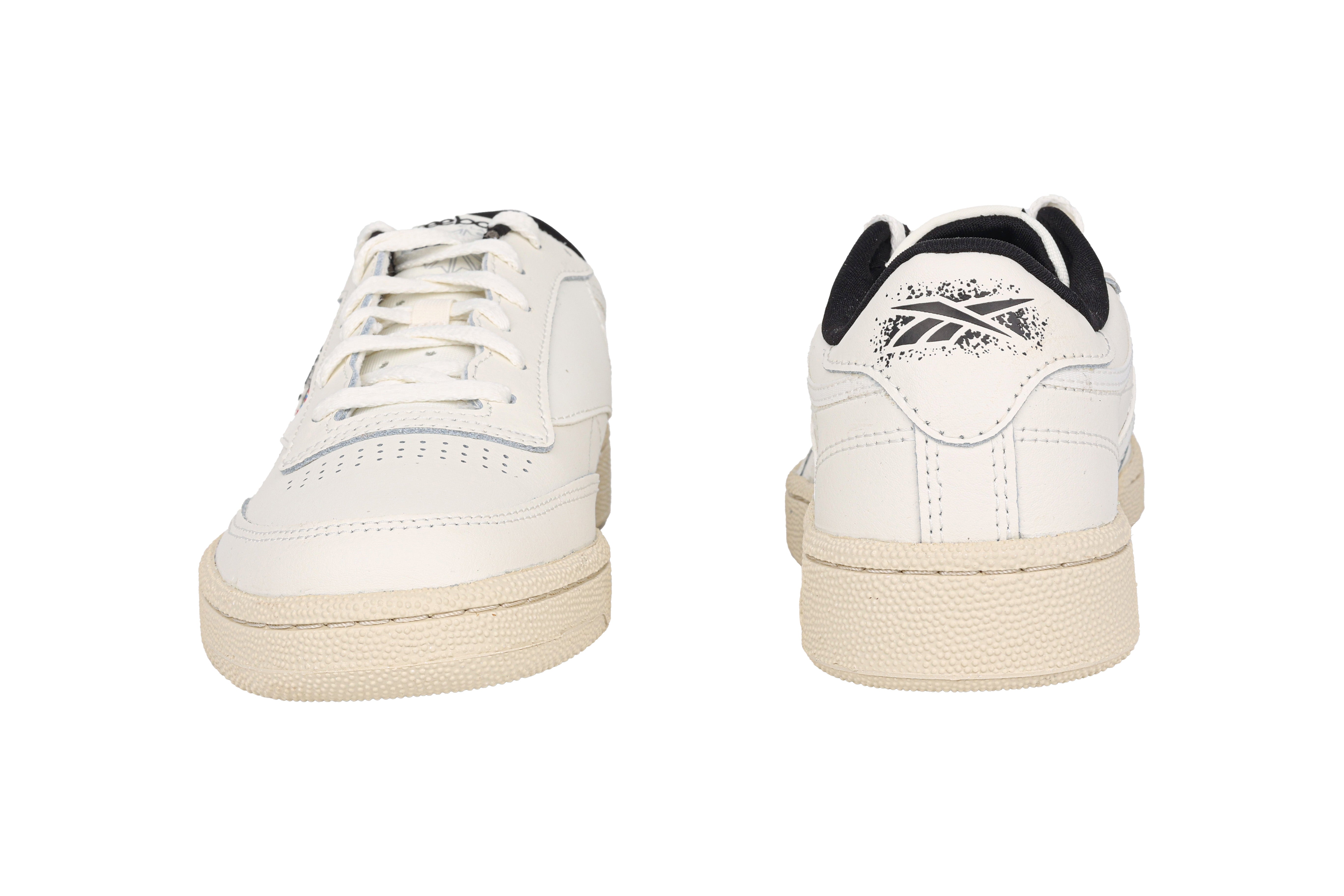 Herensneaker met veters 'Club C 85' - Wit
