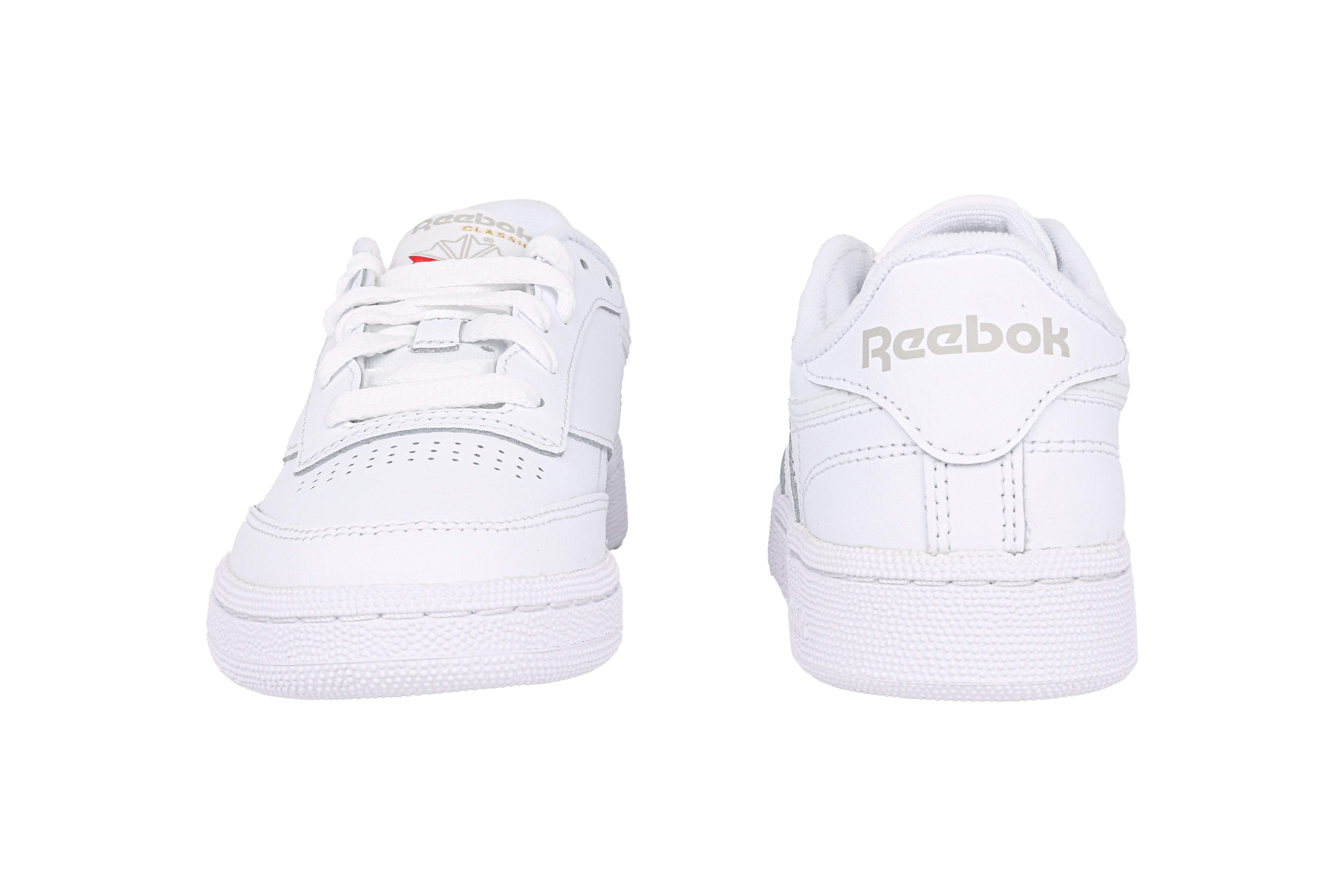 Damessneaker met veters 'Club C 85' - Wit