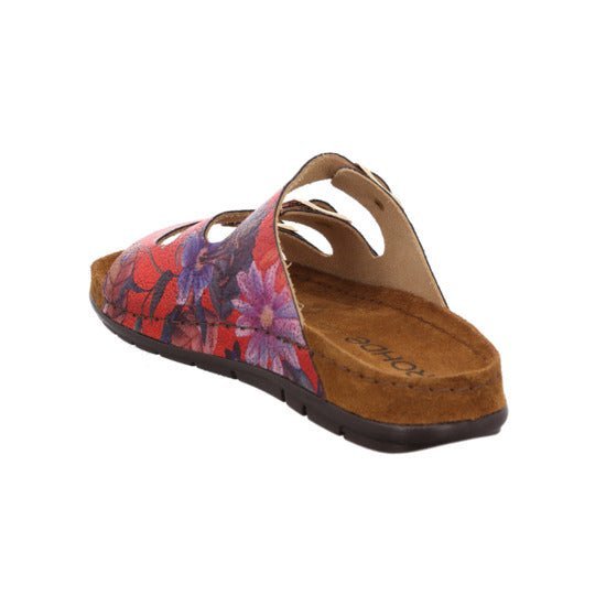 'Rodigo - D' women's sandal - Red flower - Chaplinshoes'Rodigo - D' women's sandal - Red flowerRohde