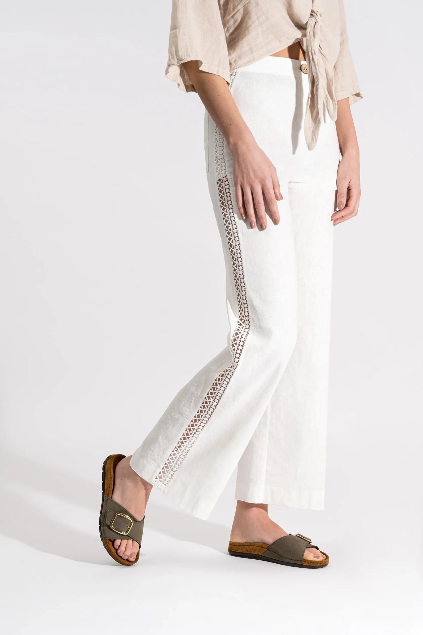 'Rodigo - D' women's slide sandal - green - Chaplinshoes'Rodigo - D' women's slide sandal - greenRohde