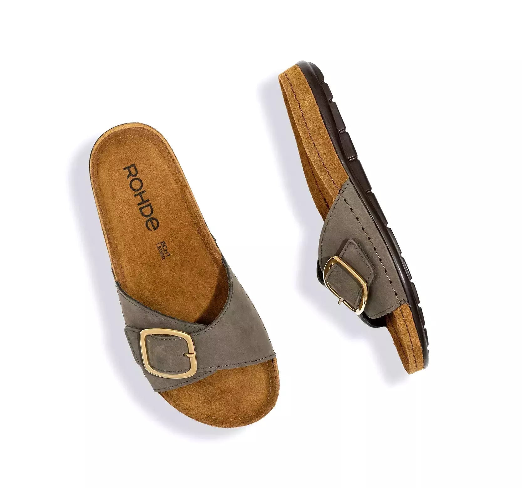 'Rodigo - D' women's slide sandal - green - Chaplinshoes'Rodigo - D' women's slide sandal - greenRohde