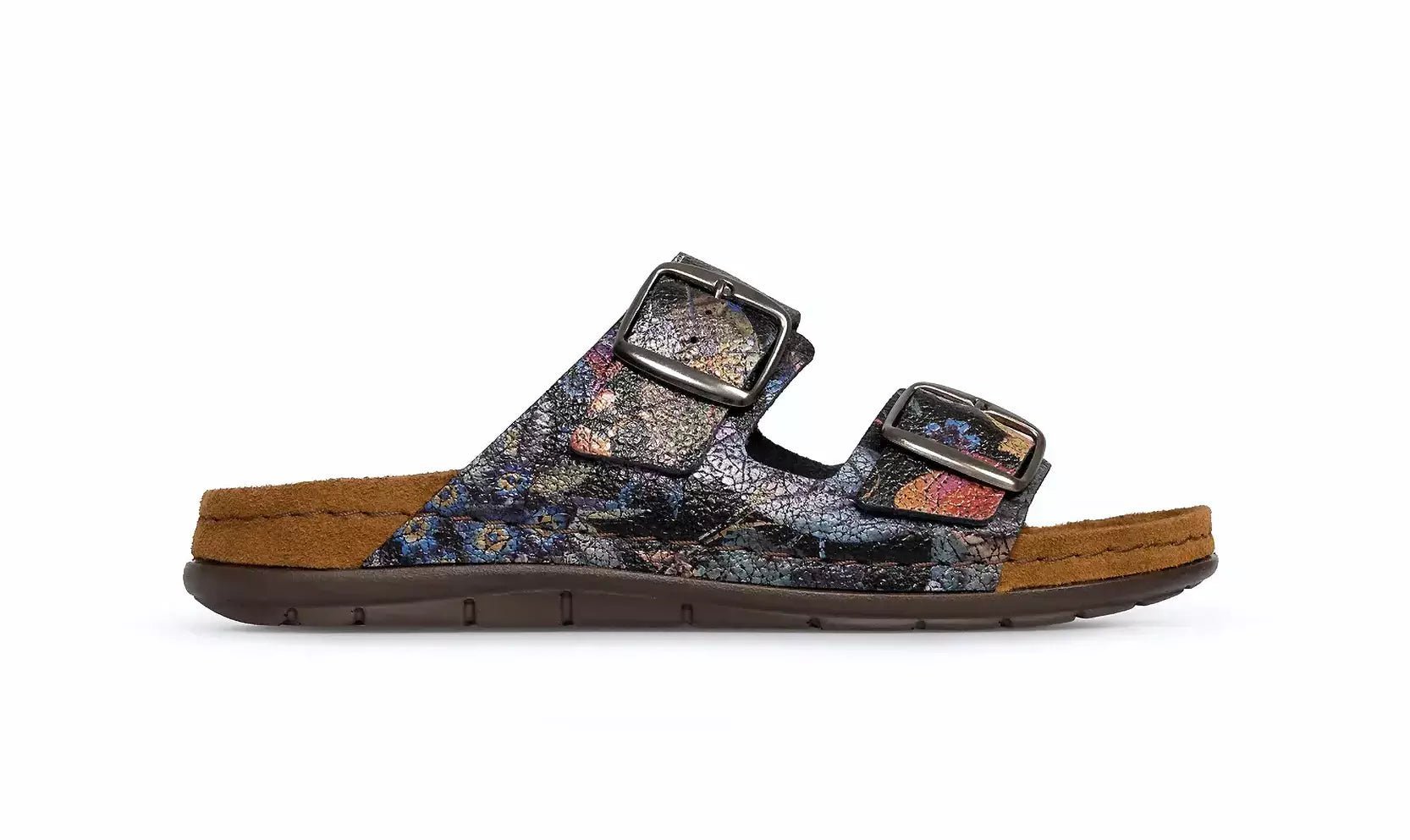 'Rodigo - D' women's slide sandal - multicolour - Chaplinshoes'Rodigo - D' women's slide sandal - multicolourRohde