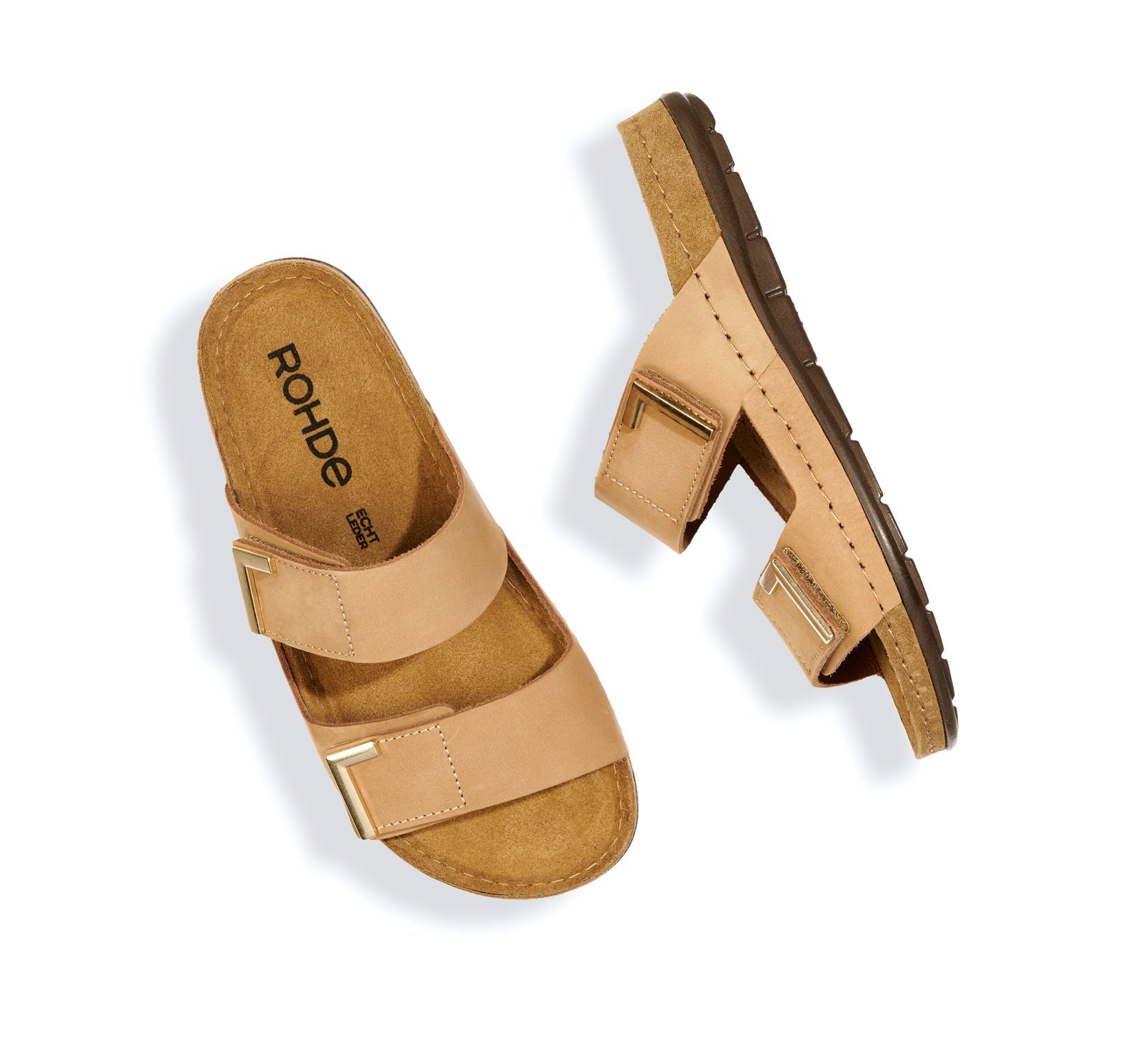 Damessandaal 'Rodigo' - Beige - ChaplinshoesDamessandaal 'Rodigo' - BeigeRohde