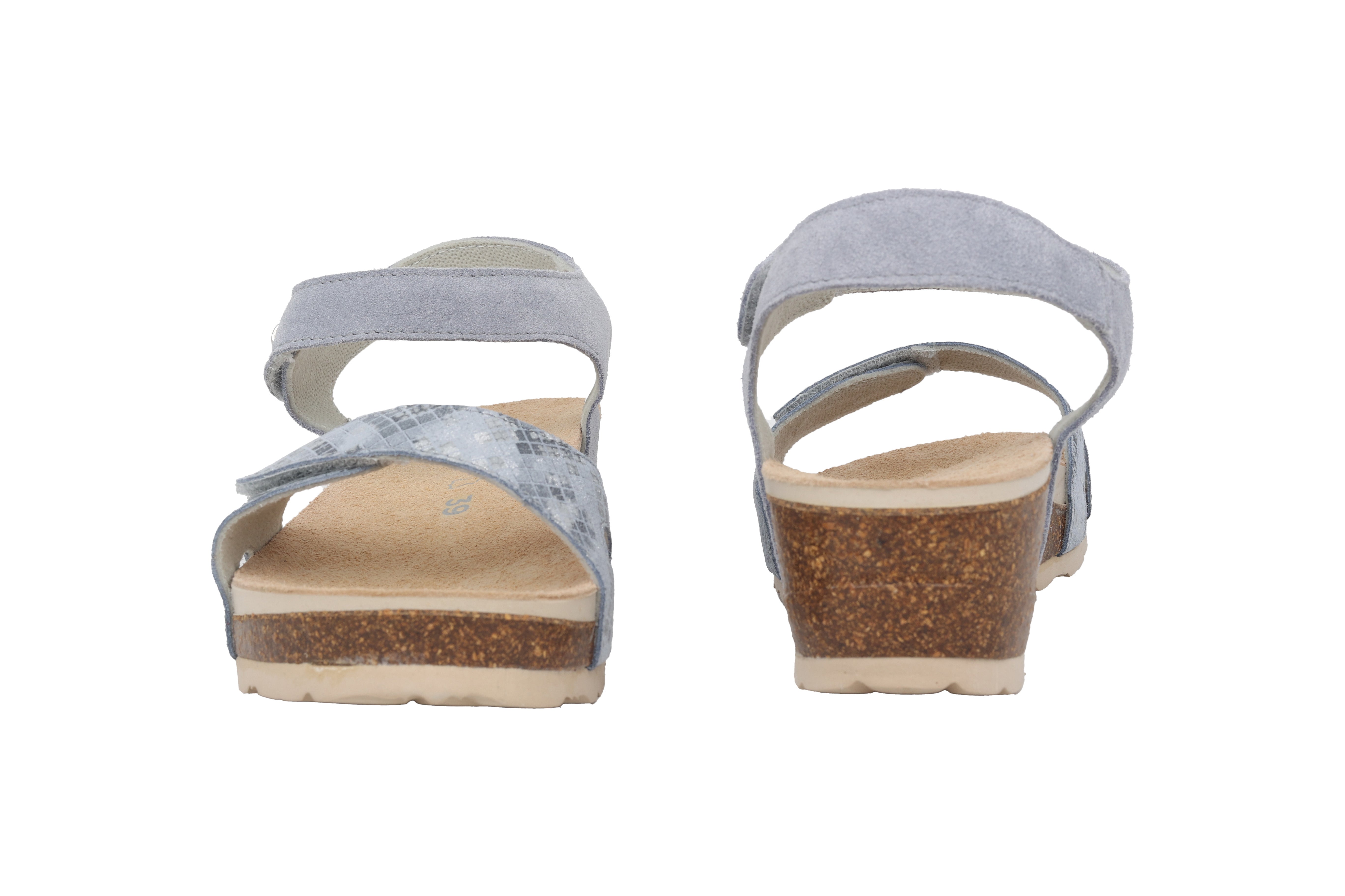 Damessandaal 'Elba' - Blauw