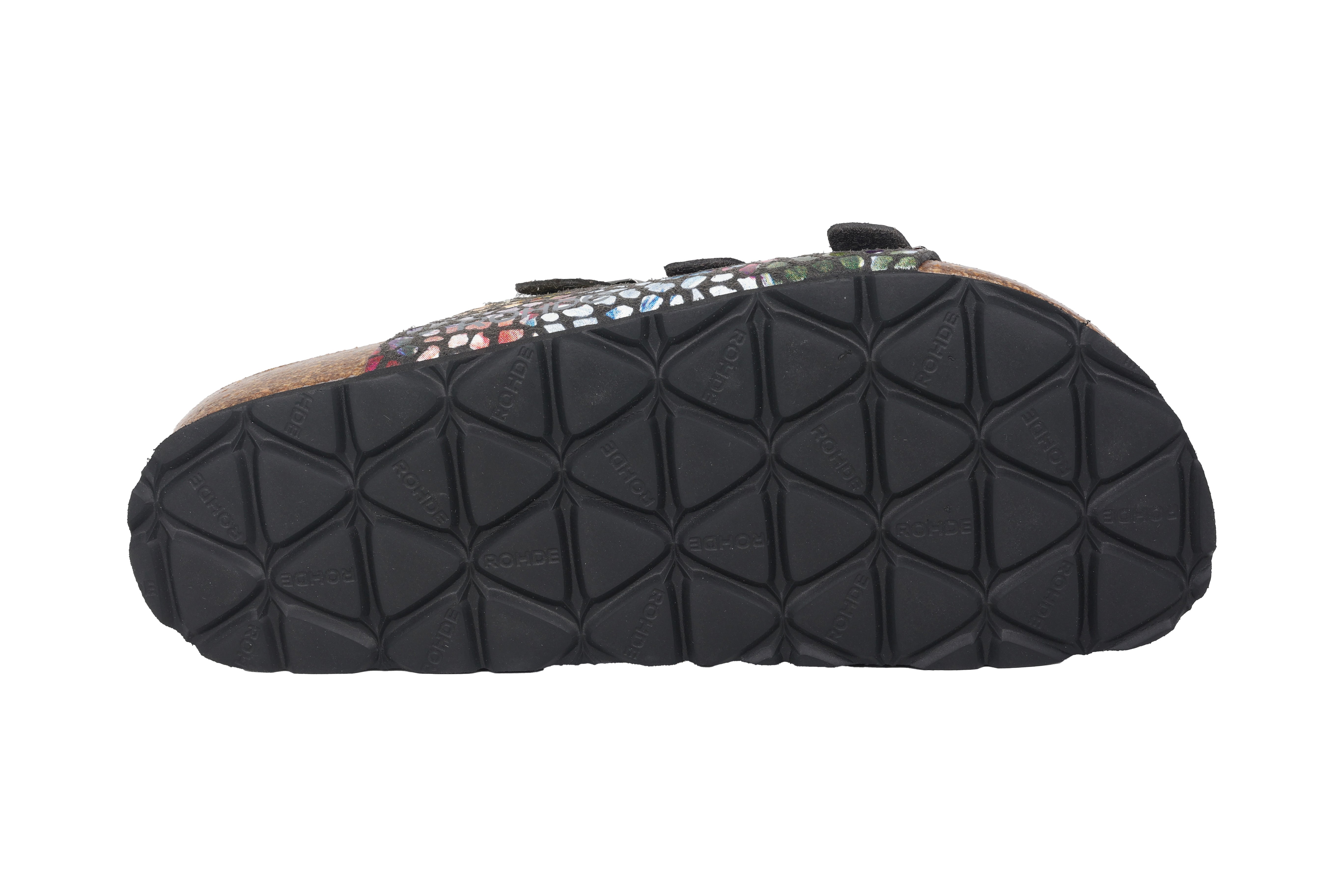 Damensandale 'Alba' mit drei Riemen – Mehrfarbig