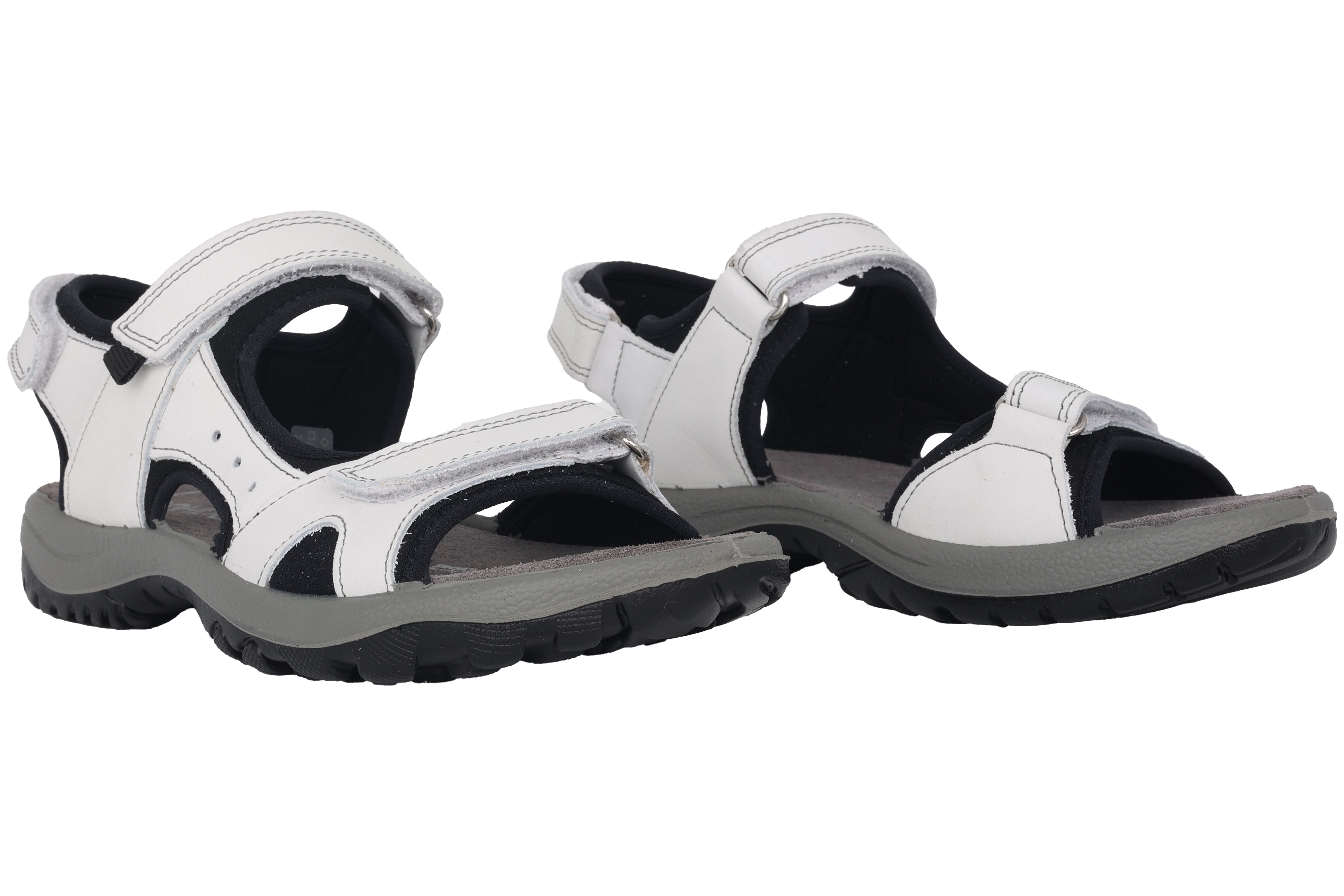 Dámské sandály 'Biella' - šedobílé