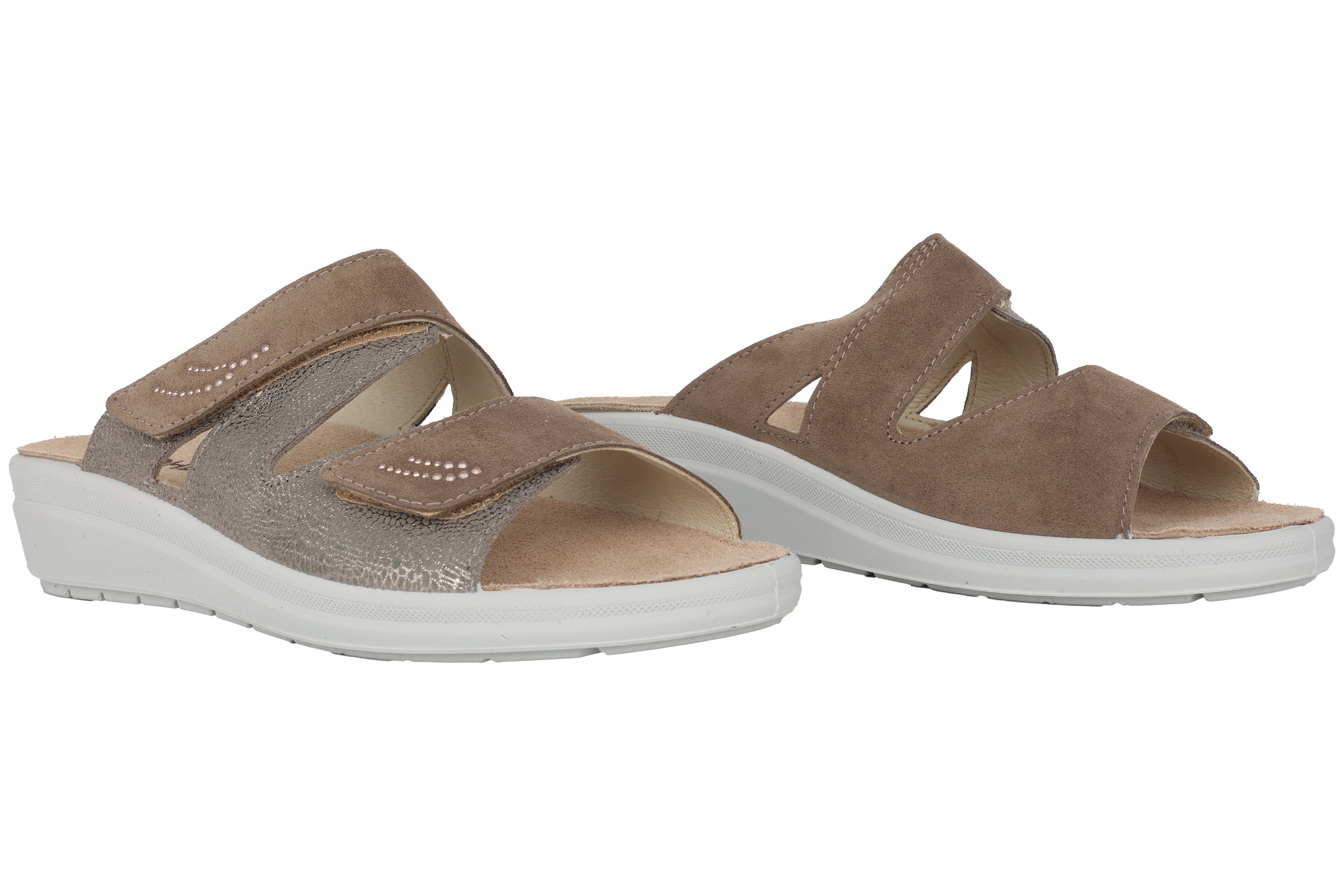 Damensandale 'Rivella' - Taupe