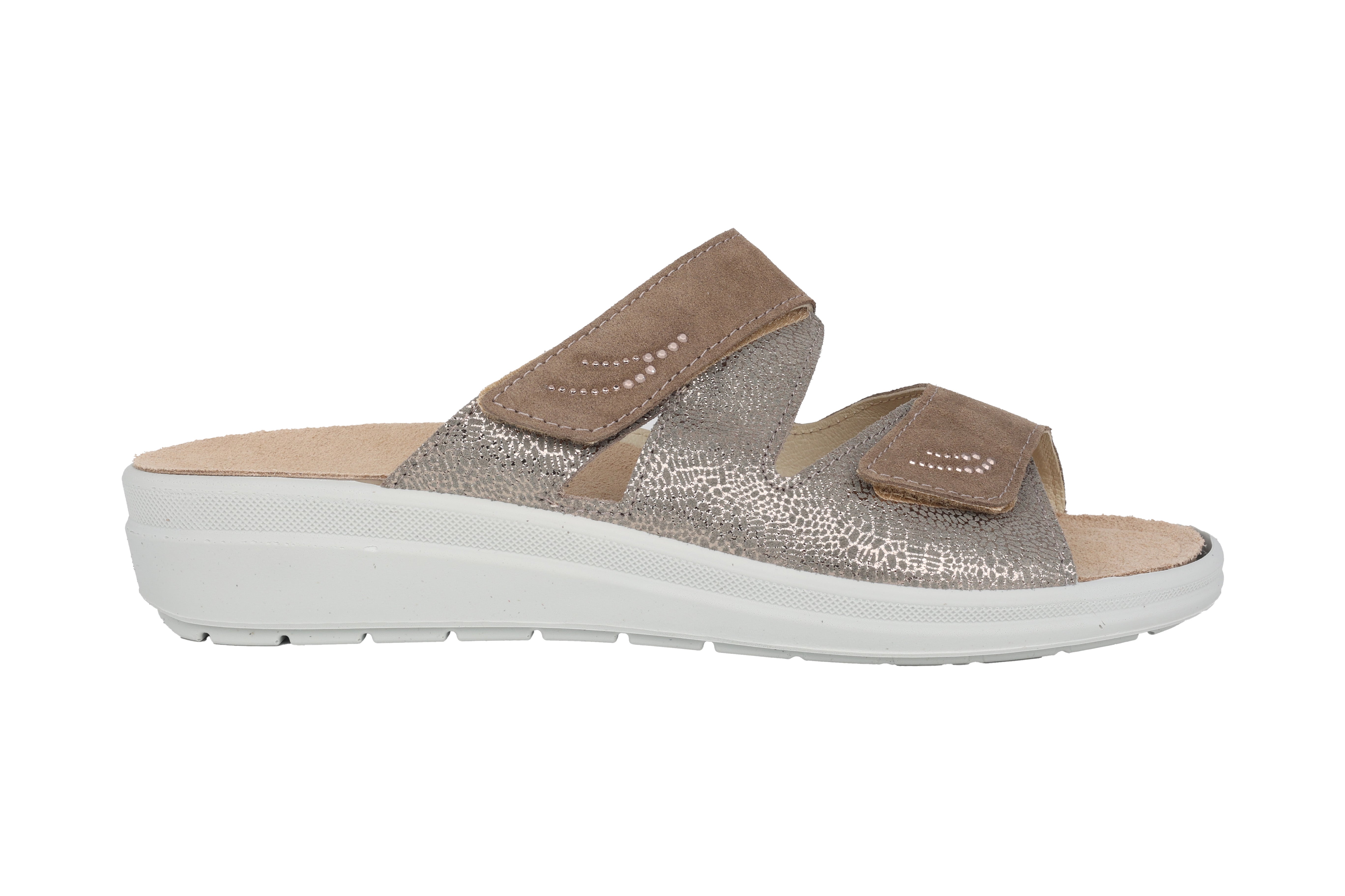 Damensandale 'Rivella' - Taupe