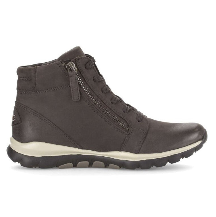 '0800.01.002' women's walking rolling lace-up boot - Dark Grey