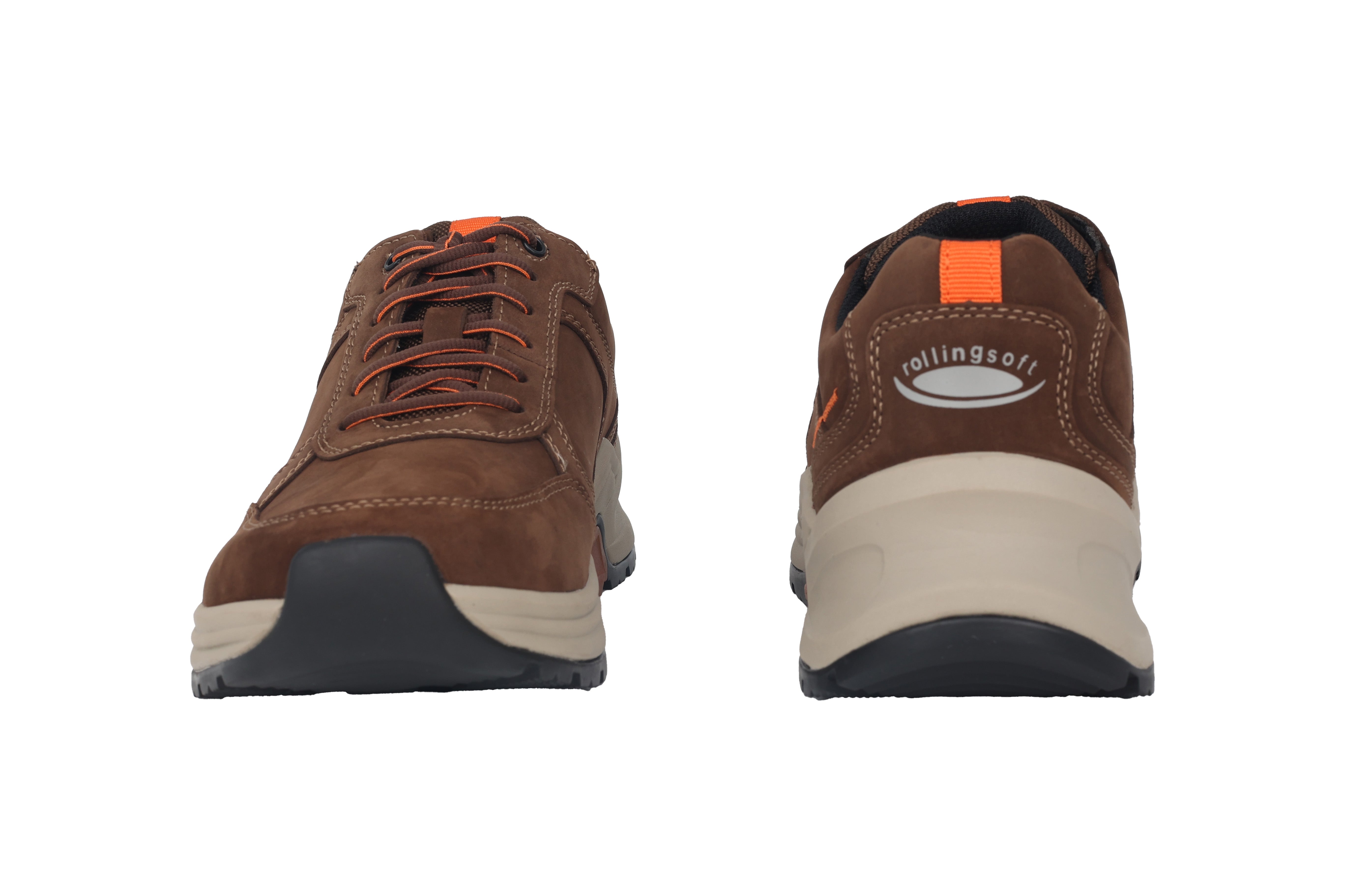 '8007.10.04' rullende sneaker med snøre til mænd - Brun