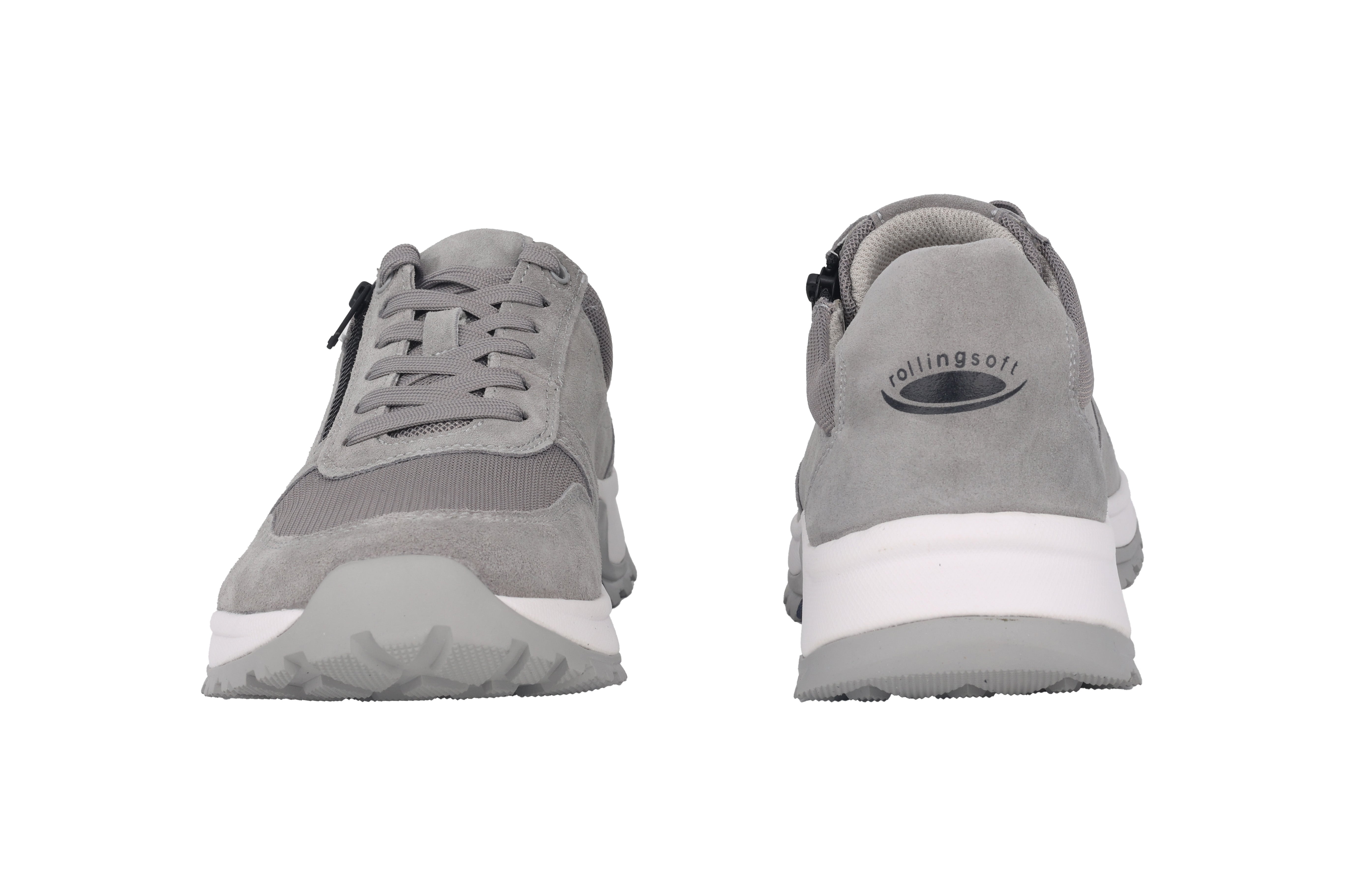 Męskie sznurowane tenisówki na kółkach „8000.14.02” – szare