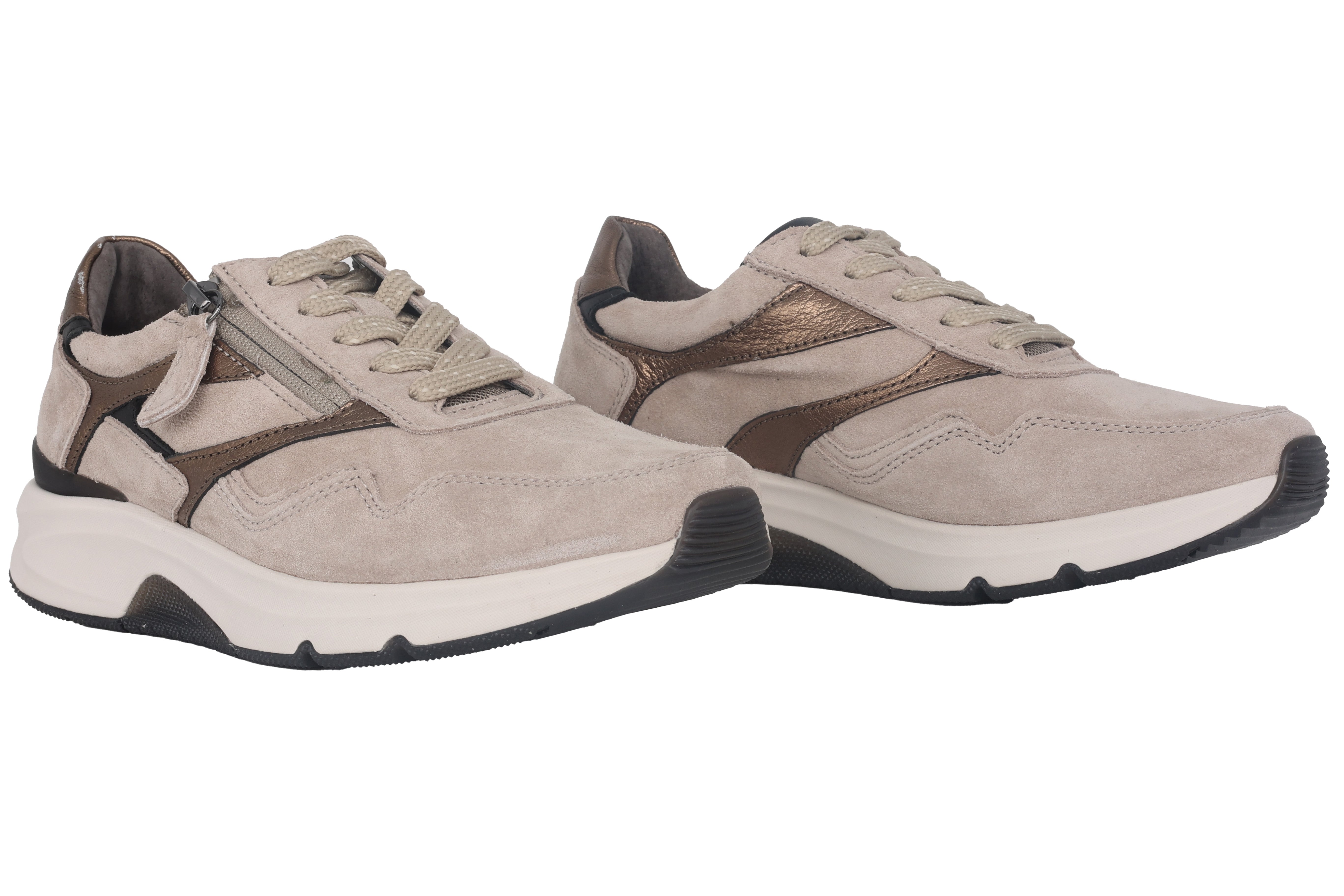 '96.896.39' zapatilla de paseo con ruedas para mujer - Beige