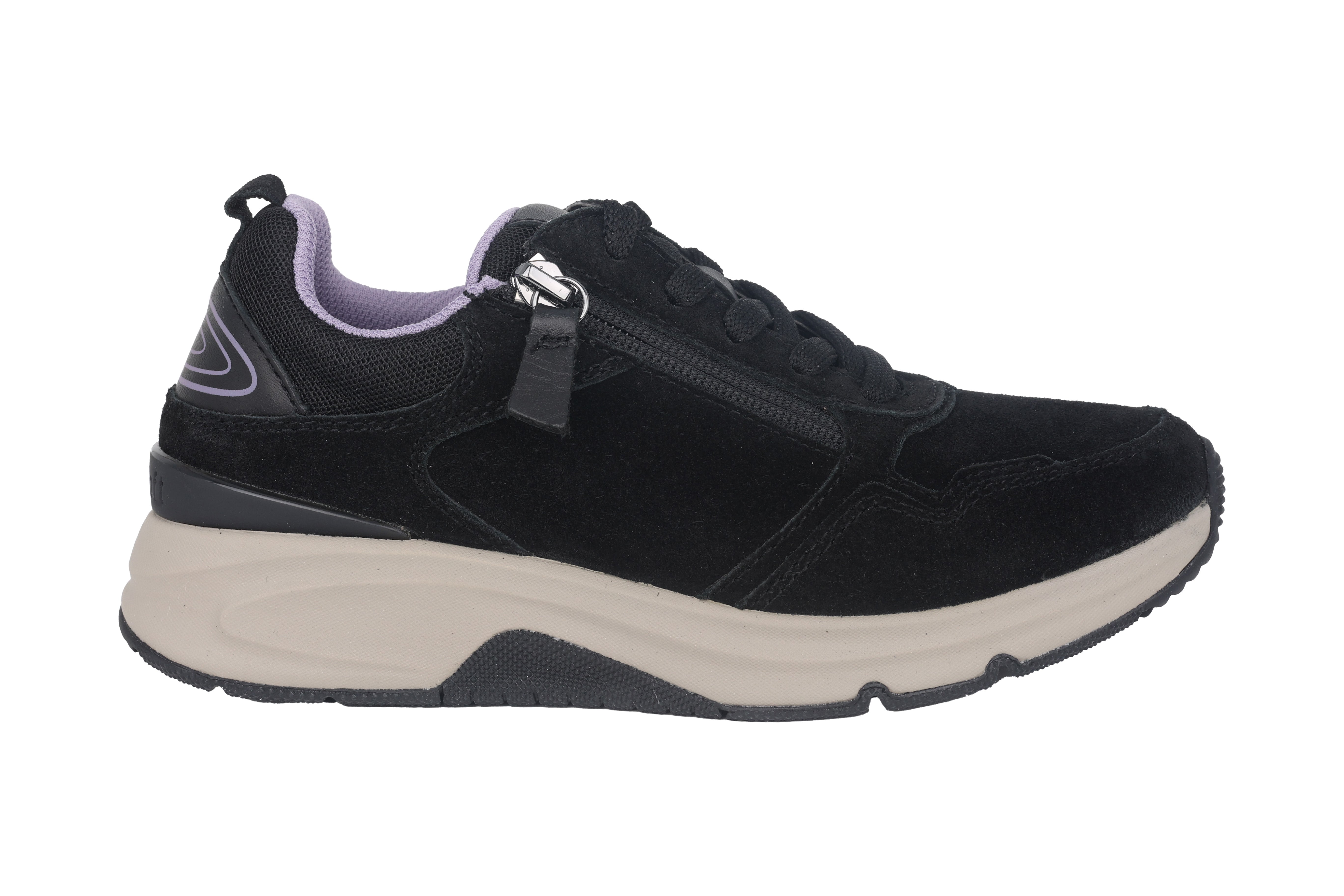 '56.897.47' women's walking rolling sneaker - black