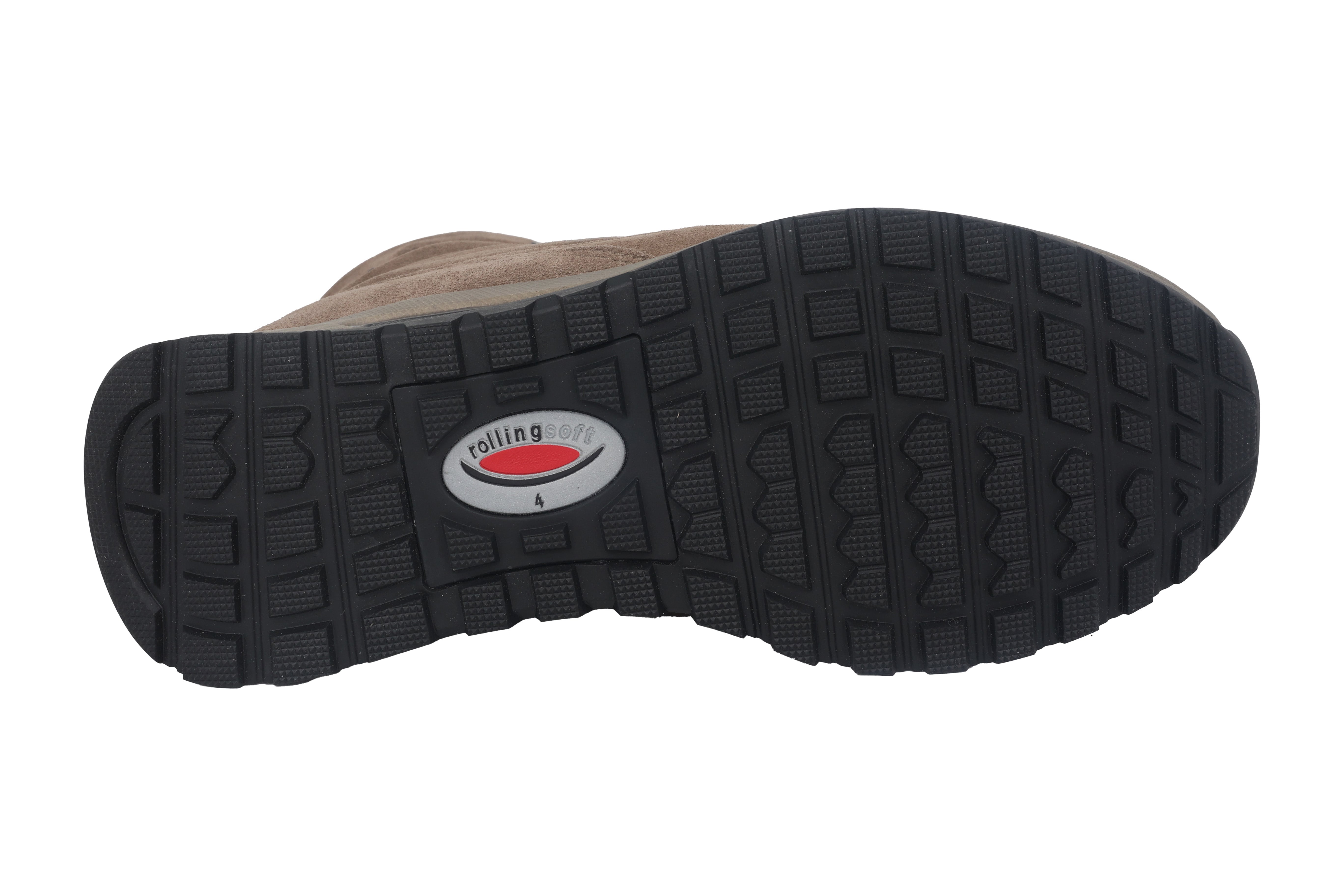 '76.807.30' vattentät varmfodrad rullkänga för dam - Brun