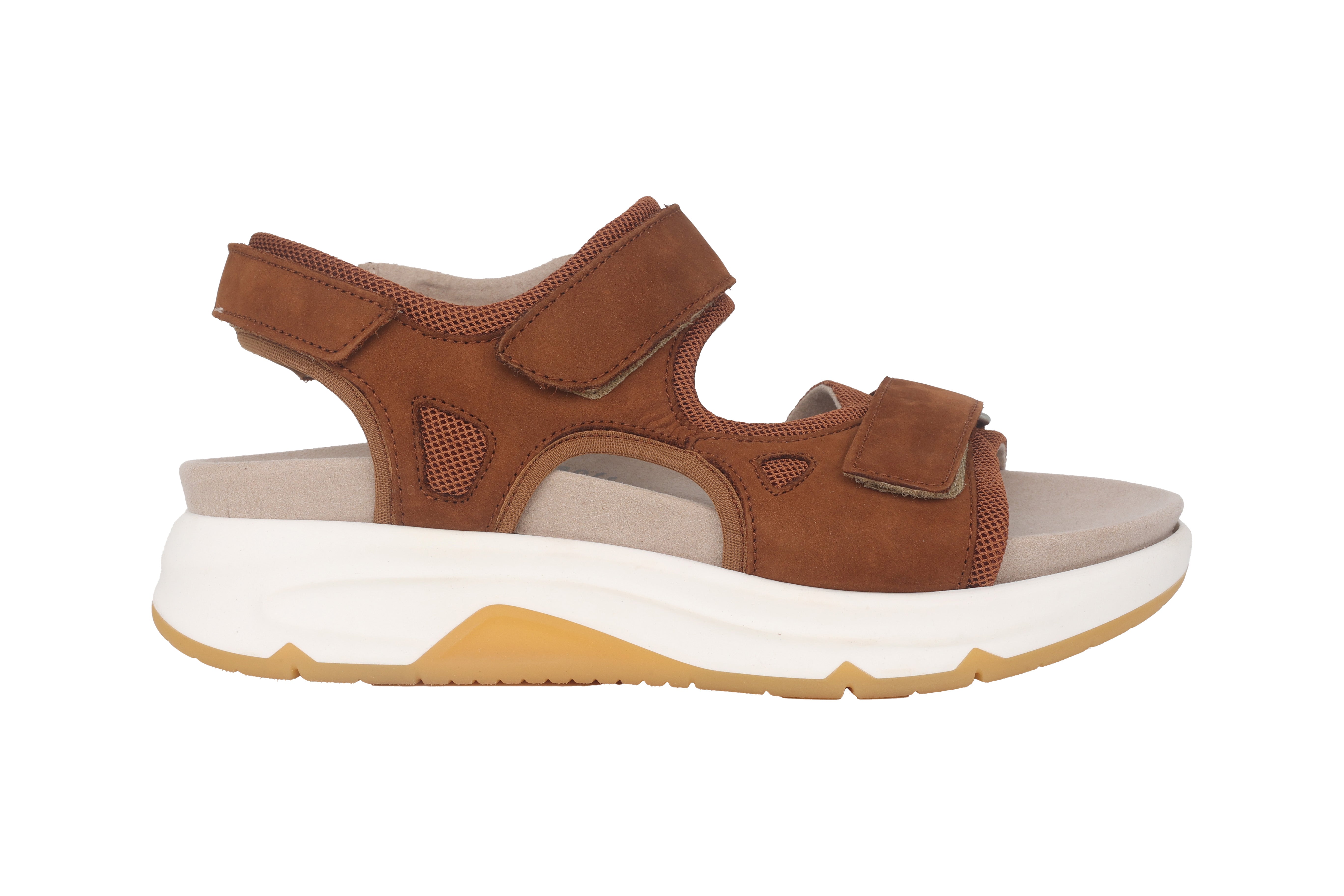 '86.889.35' women's walking rolling sandal - Brown